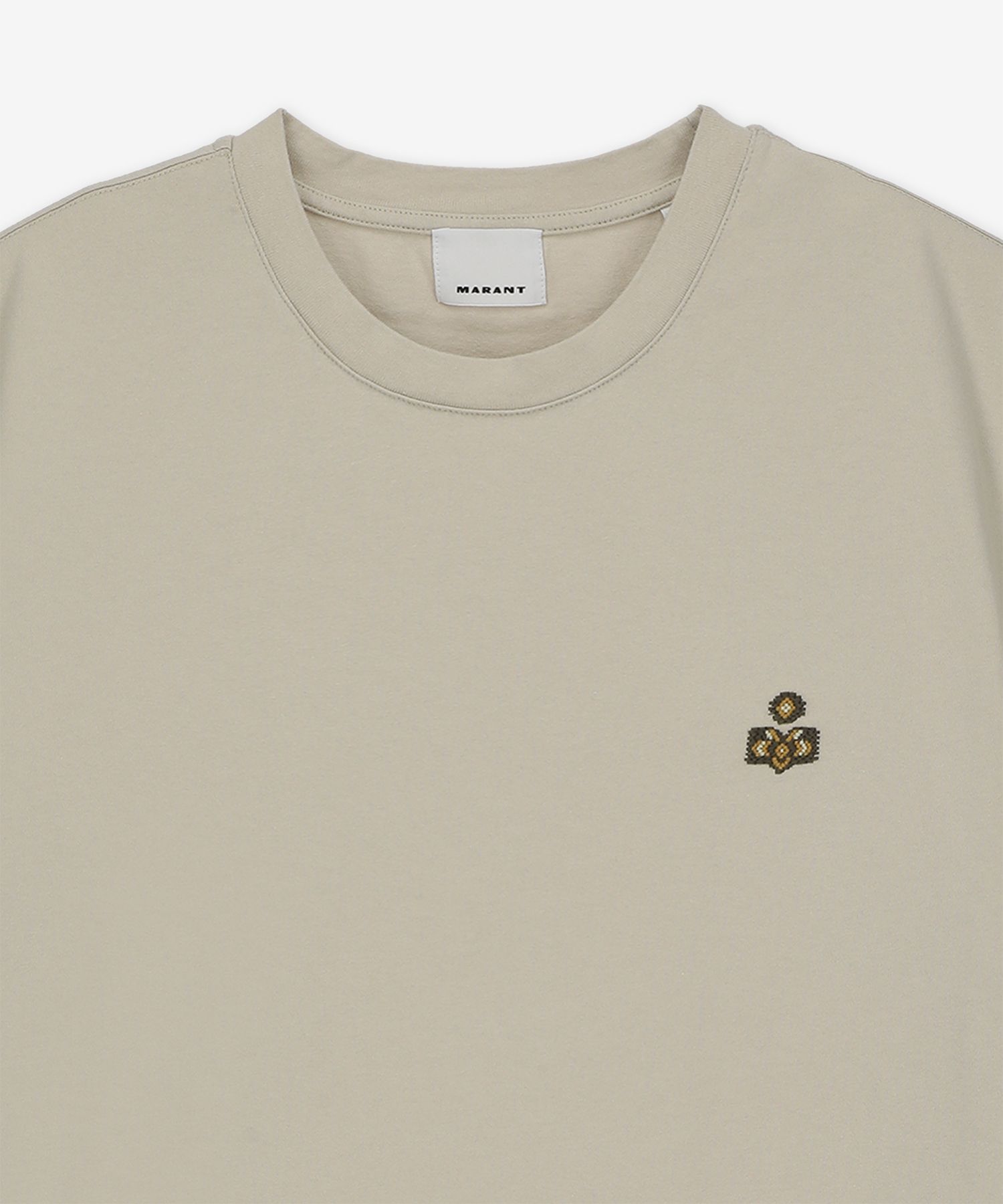 ★Isabel Marant★ Hugo Short Sleeve T-Shirt Ecru TS0149HEC1N MUSINSA公式 | ISABEL MARANT Hugo Short Sleeve T-Shirt - Ecru