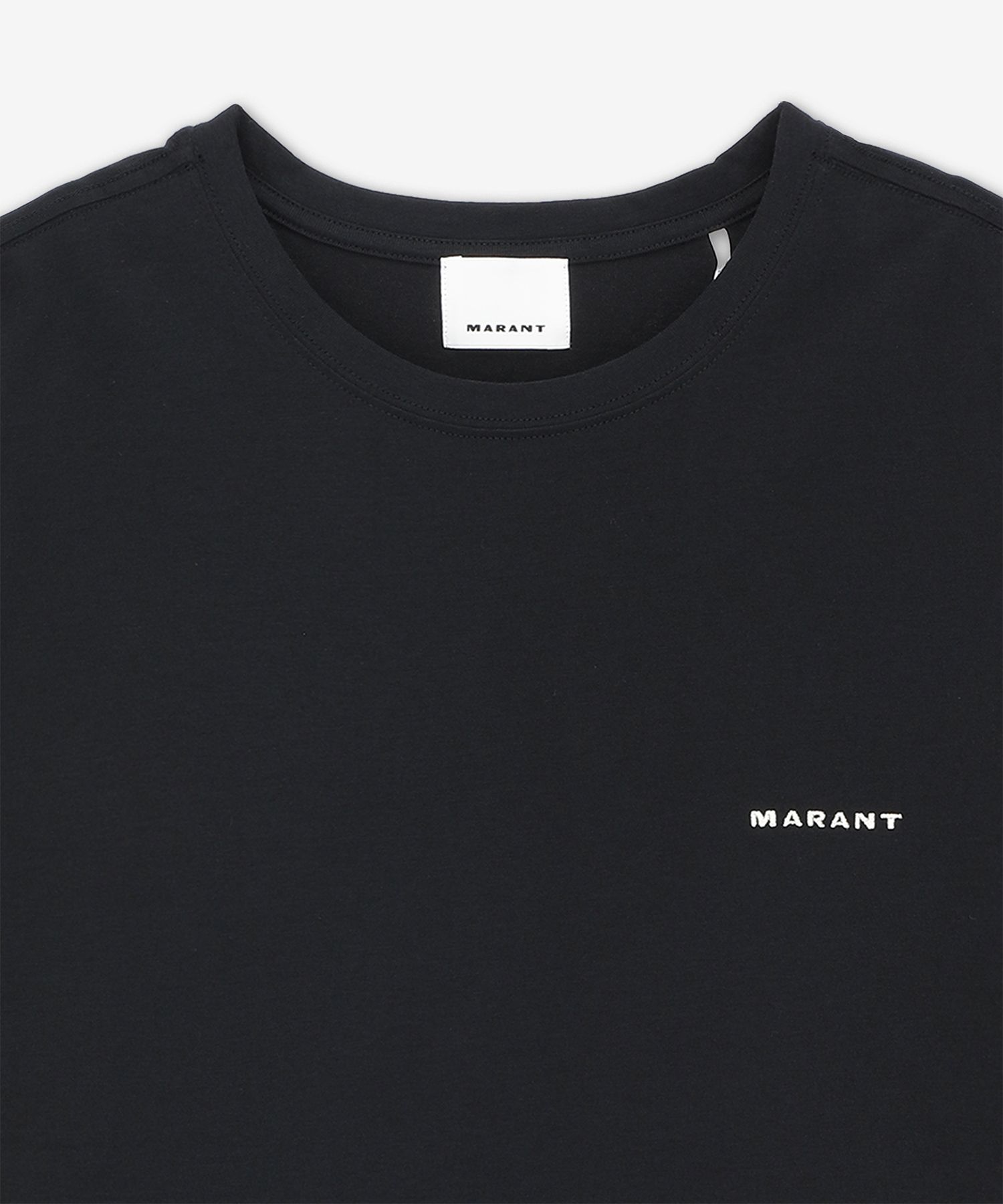 ★Isabel Marant★ Jaffer Logo Short Sleeve T-Shirt Black TS0 MUSINSA | ISABEL MARANT Jaffer Logo Short Sleeve T-Shirt