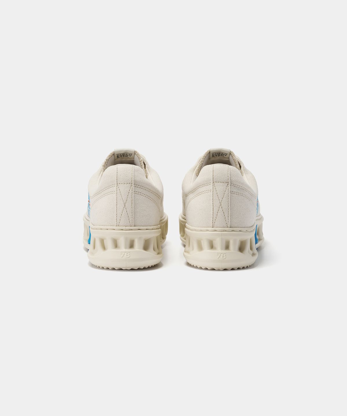 세븐에잇언더(78UNDER) M-3 GRAPHIC LOW TOP_OFF WHITE