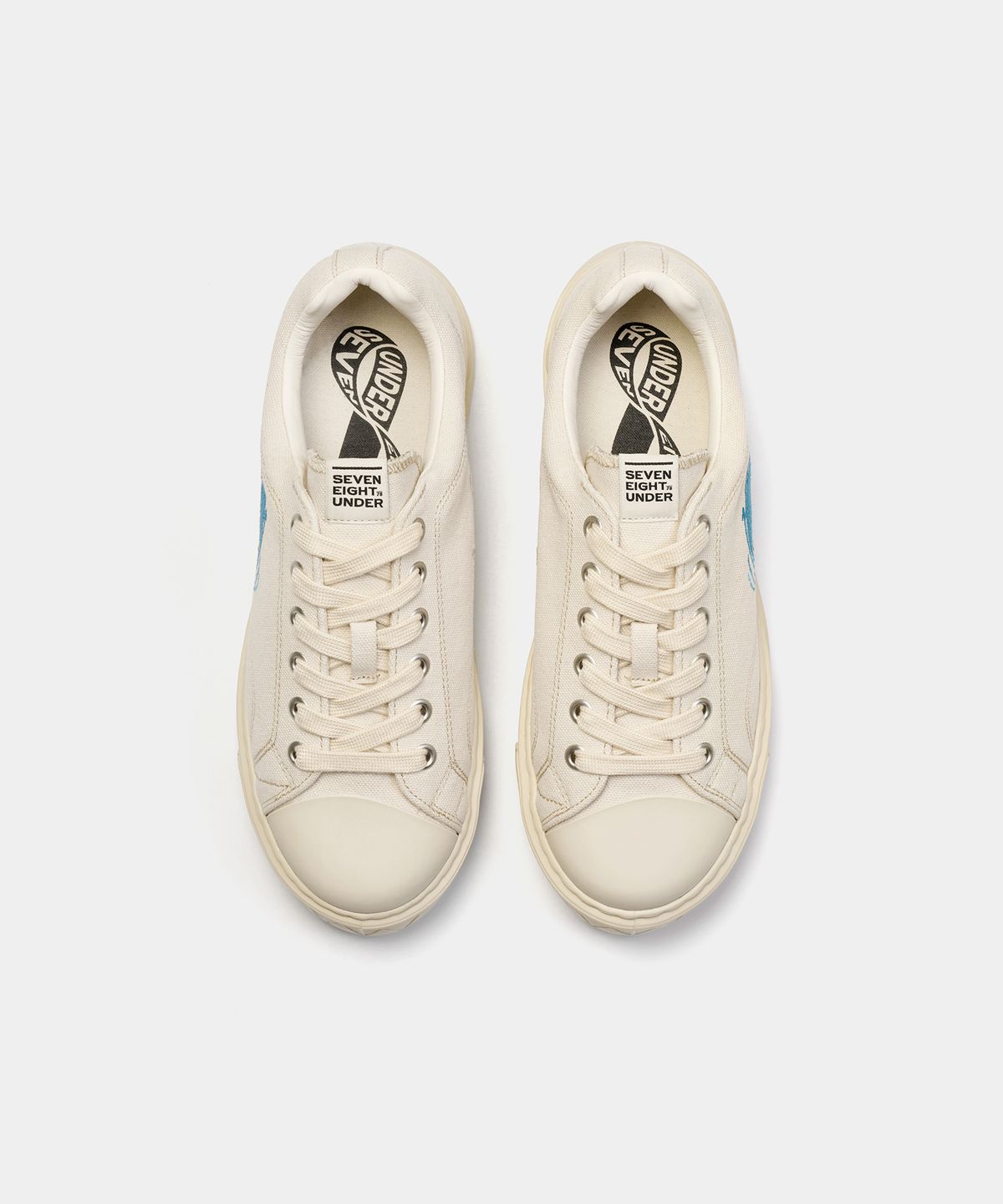 세븐에잇언더(78UNDER) M-3 GRAPHIC LOW TOP_OFF WHITE