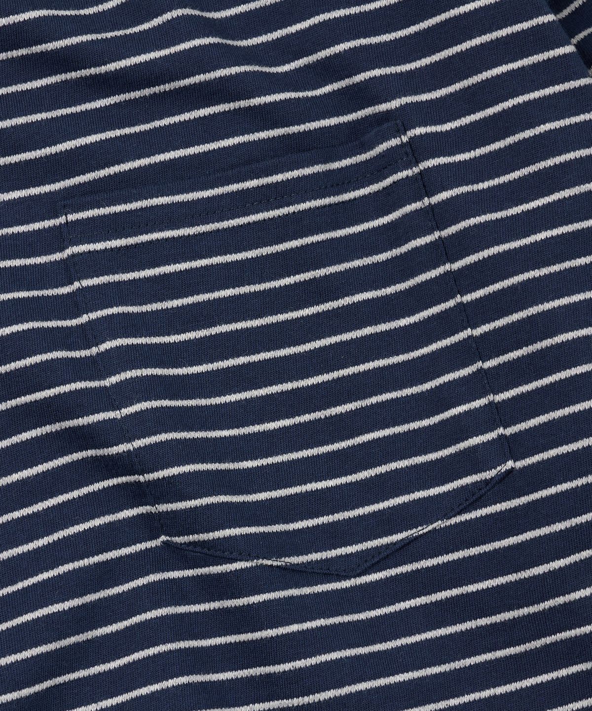 프리즘웍스(FRIZMWORKS) STRIPE OVERSIZED RELAX TEE 003 _ NAVY