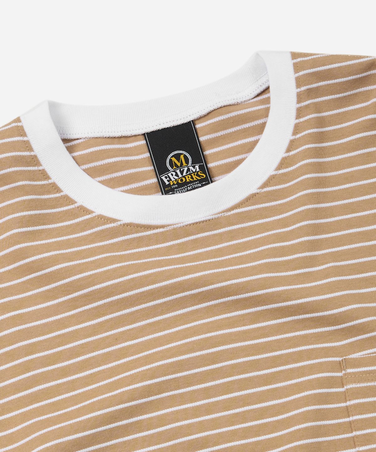 프리즘웍스(FRIZMWORKS) STRIPE OVERSIZED RELAX TEE 003 _ BEIGE