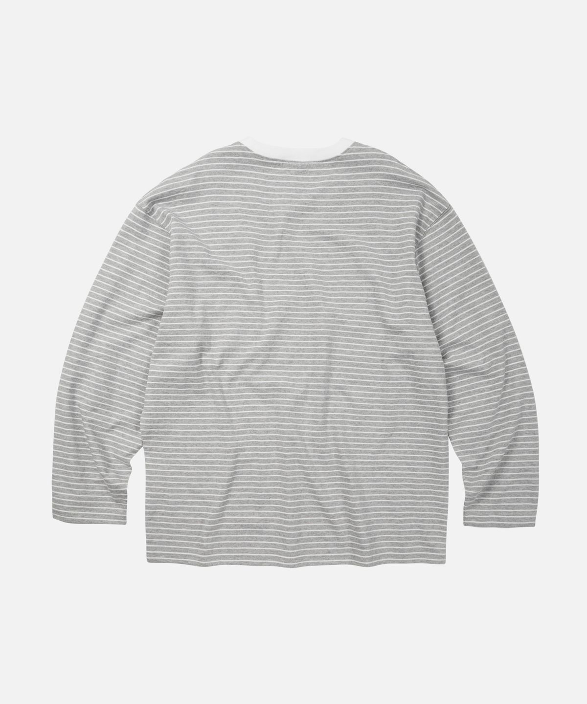 프리즘웍스(FRIZMWORKS) STRIPE OVERSIZED RELAX TEE 003 _ GRAY