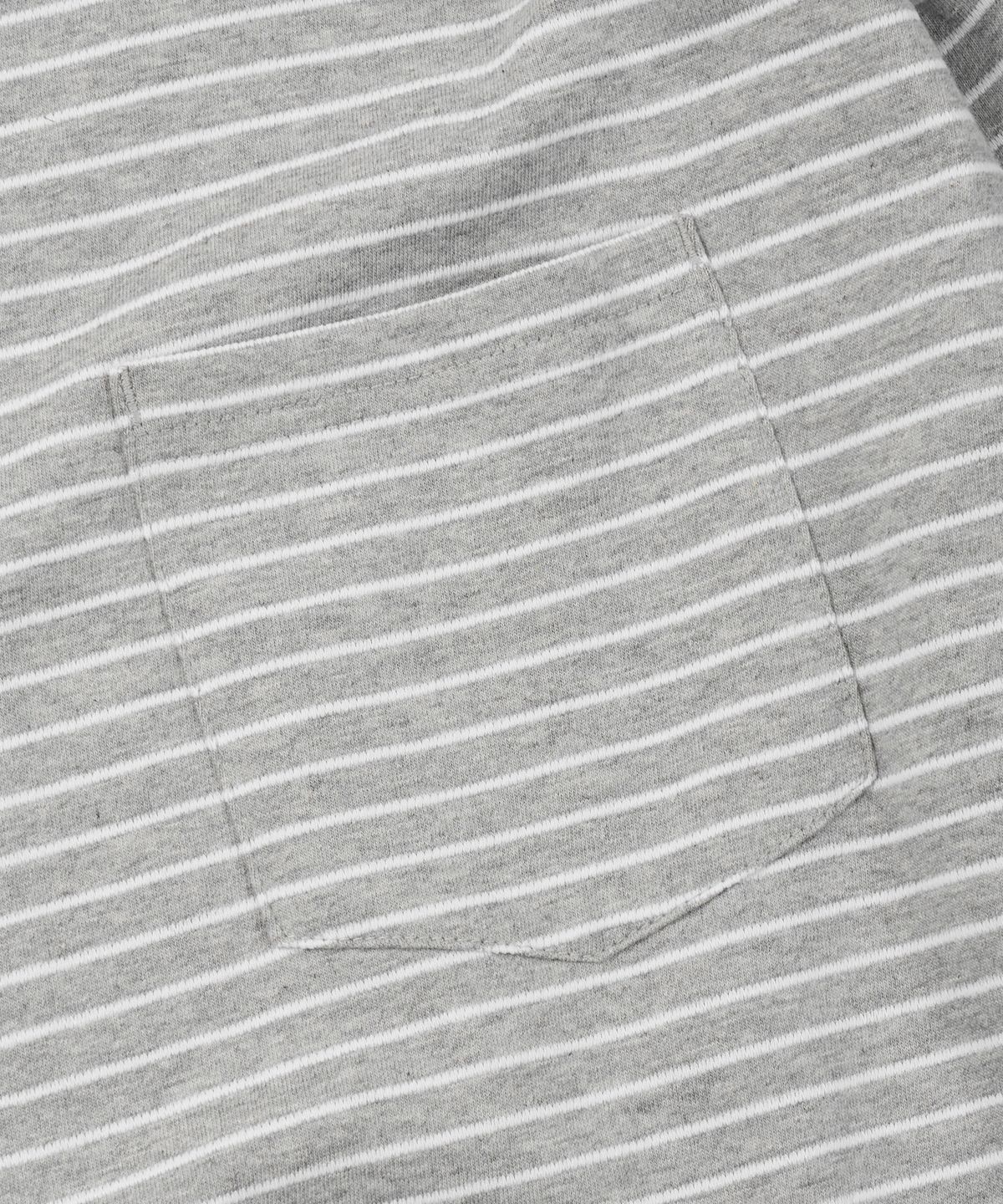 프리즘웍스(FRIZMWORKS) STRIPE OVERSIZED RELAX TEE 003 _ GRAY