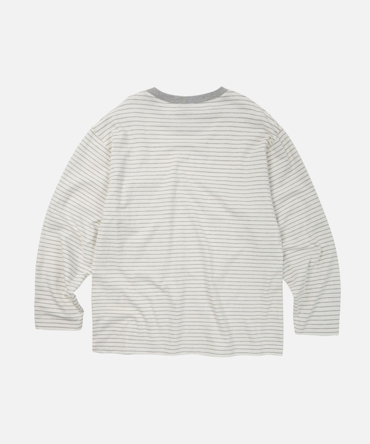 프리즘웍스(FRIZMWORKS) STRIPE OVERSIZED RELAX TEE 003 _ IVORY