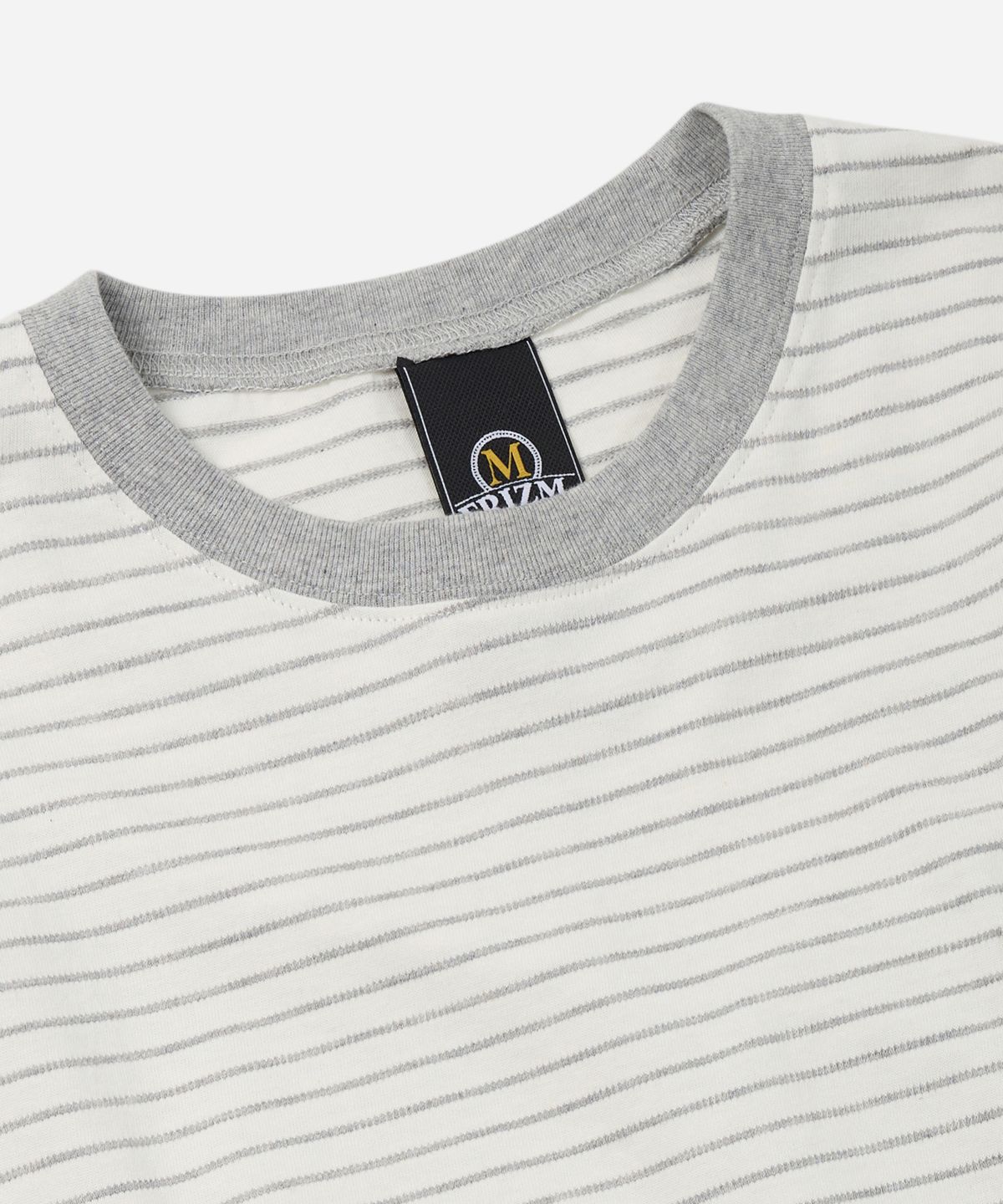 프리즘웍스(FRIZMWORKS) STRIPE OVERSIZED RELAX TEE 003 _ IVORY