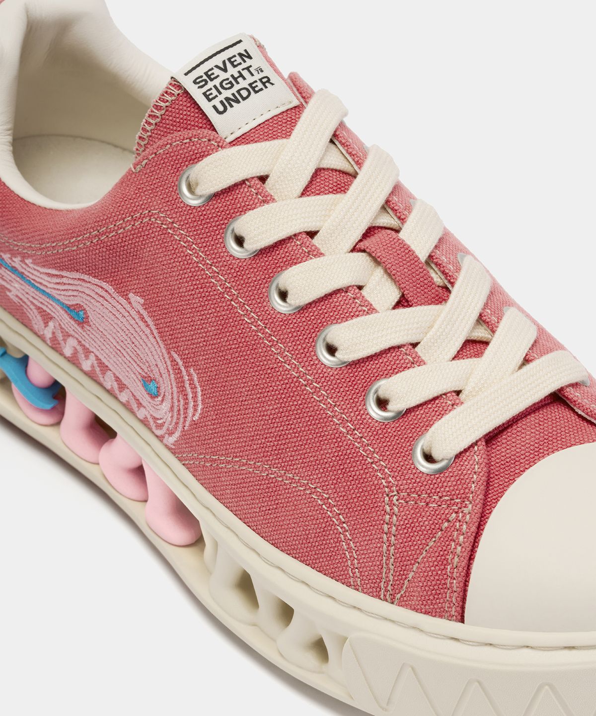 세븐에잇언더(78UNDER) M-3 GRAPHIC LOW TOP_VINTAGE PINK