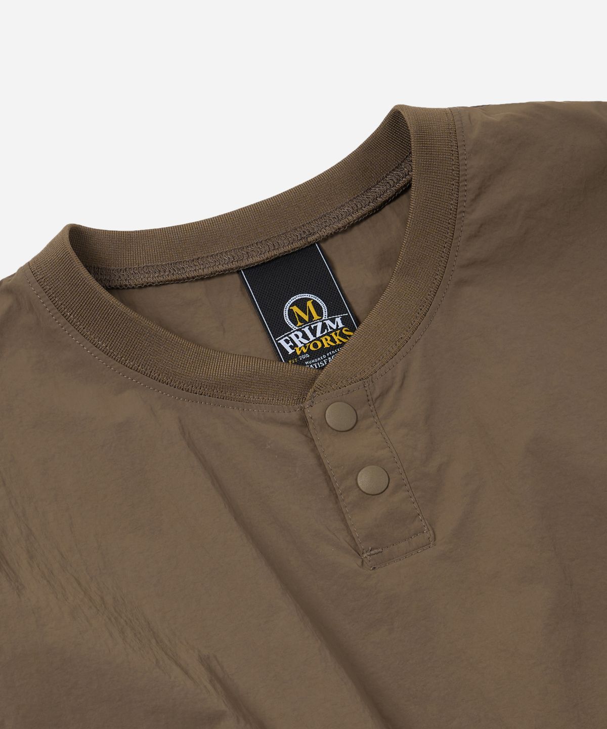 프리즘웍스(FRIZMWORKS) NYLON POCKET PULLOVER _ BROWN