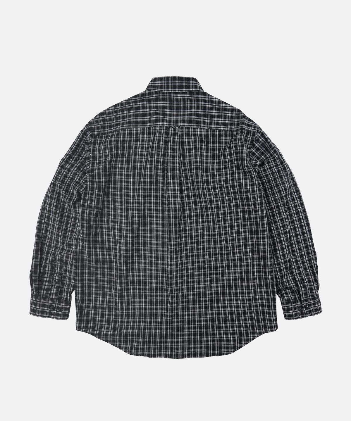 프리즘웍스(FRIZMWORKS) SEERSUCKER CHECKED SHIRT _ BLACK