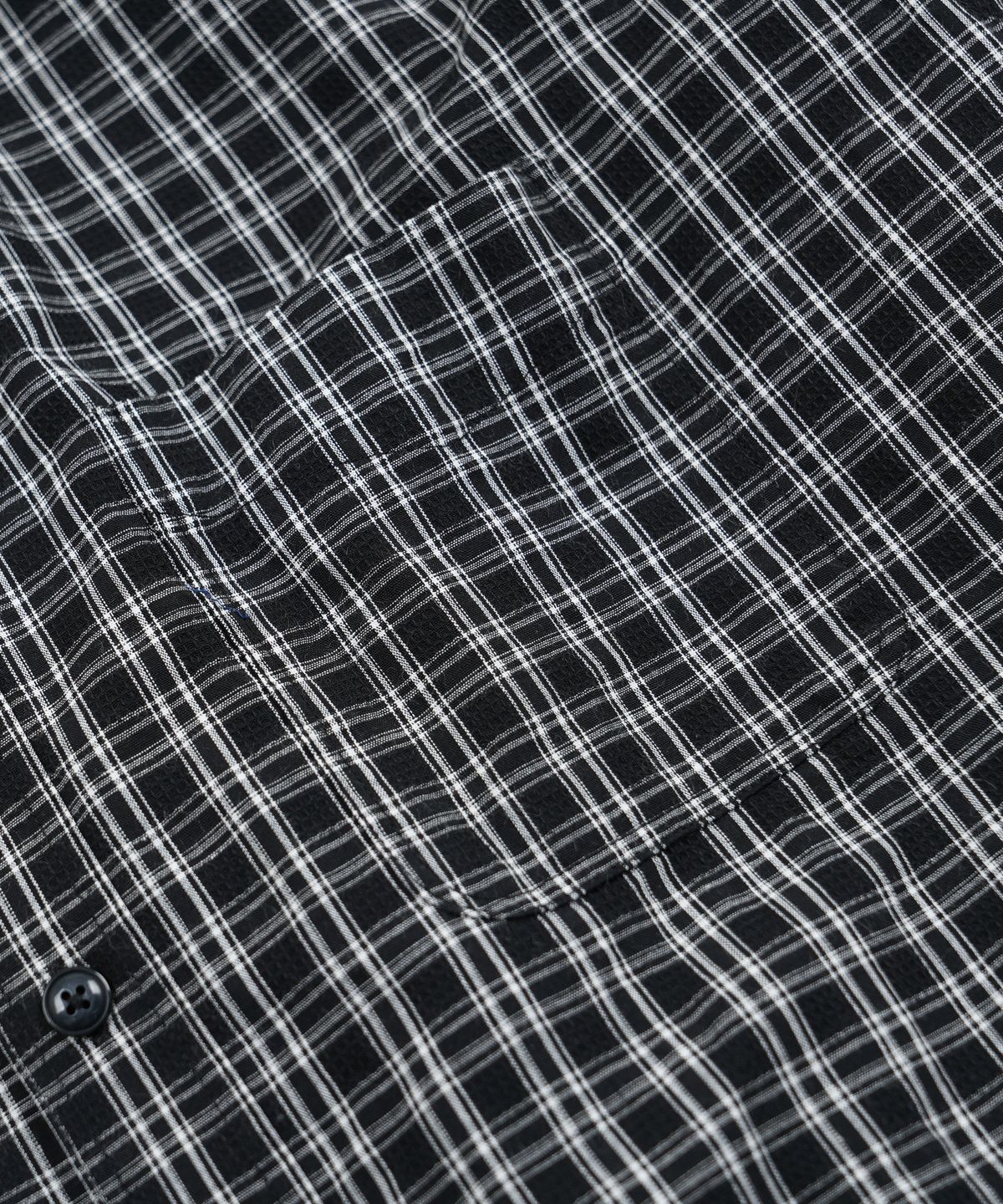 프리즘웍스(FRIZMWORKS) SEERSUCKER CHECKED SHIRT _ BLACK