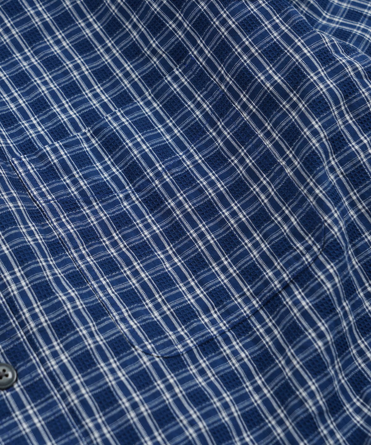프리즘웍스(FRIZMWORKS) SEERSUCKER CHECKED SHIRT _ BLUE