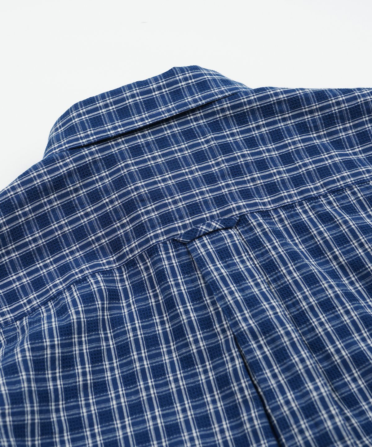 프리즘웍스(FRIZMWORKS) SEERSUCKER CHECKED SHIRT _ BLUE