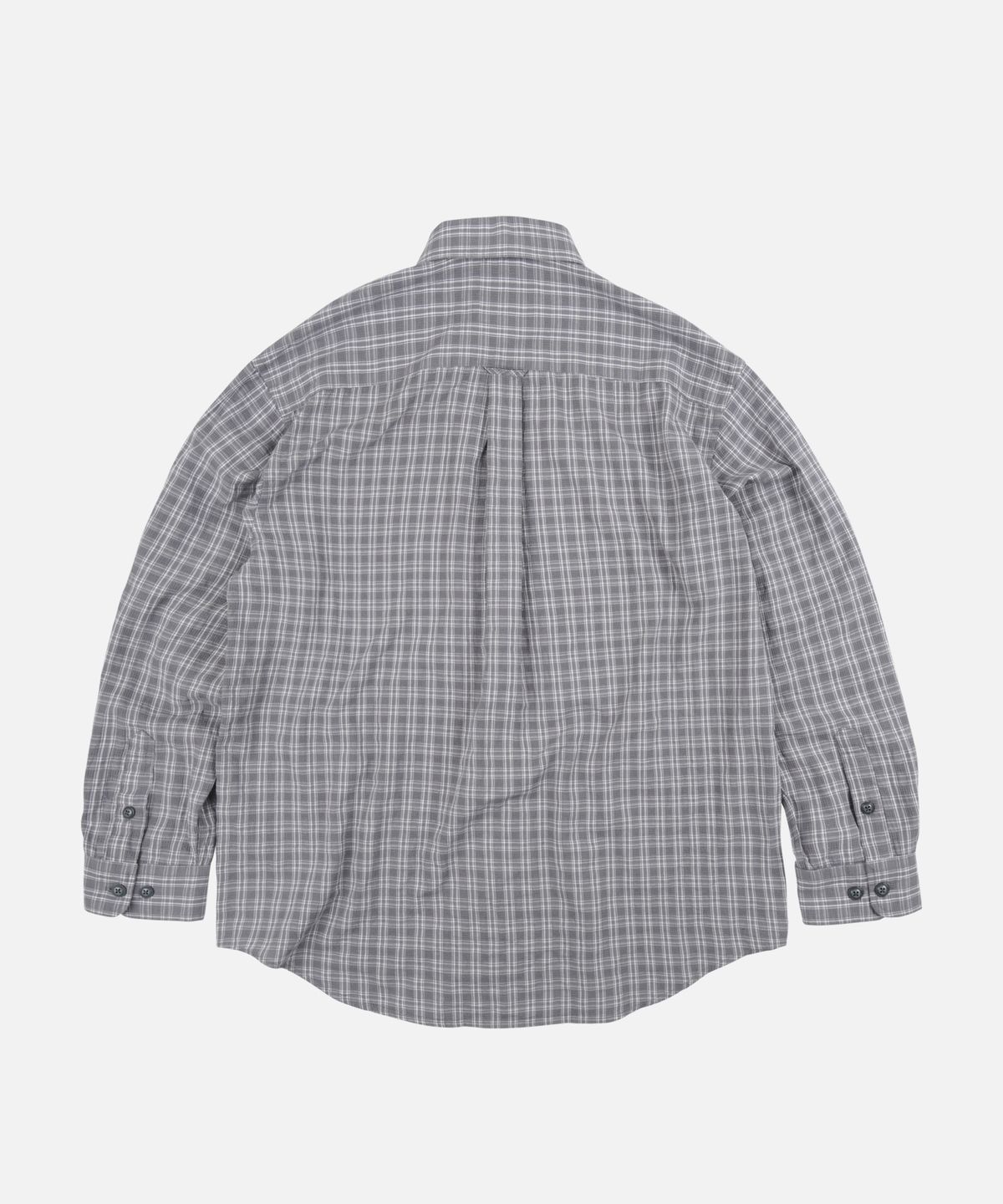 프리즘웍스(FRIZMWORKS) SEERSUCKER CHECKED SHIRT _ GRAY
