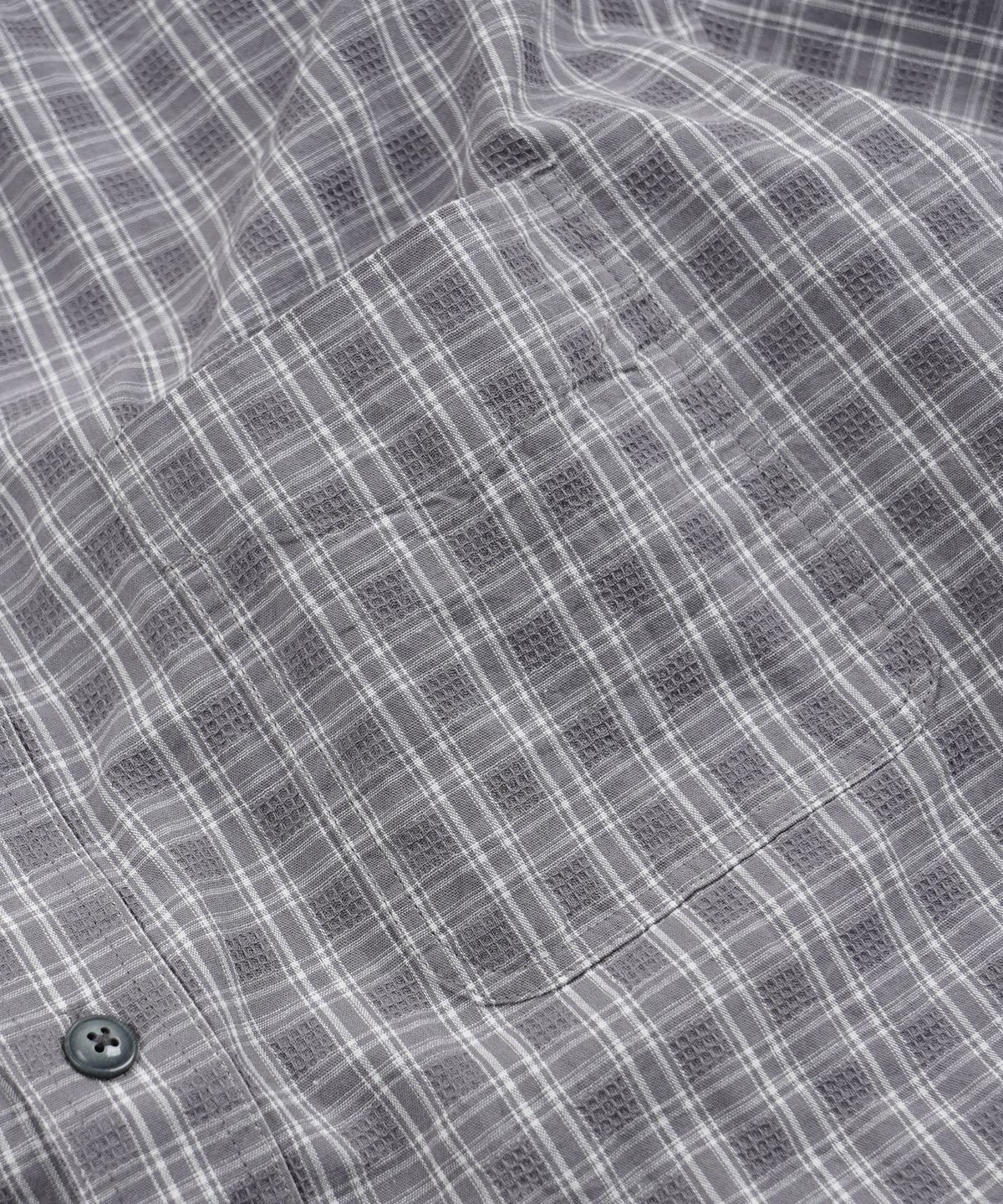프리즘웍스(FRIZMWORKS) SEERSUCKER CHECKED SHIRT _ GRAY