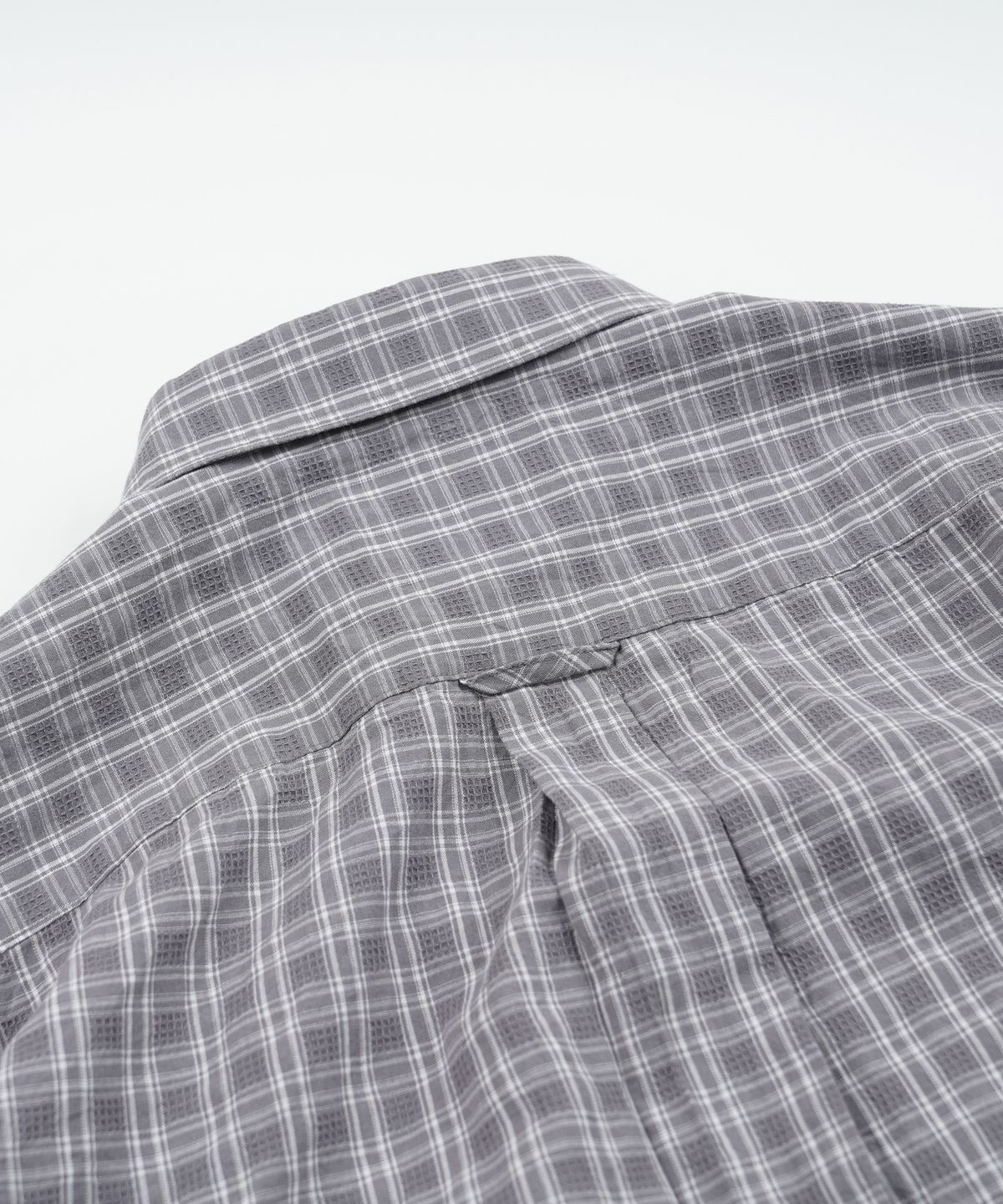 프리즘웍스(FRIZMWORKS) SEERSUCKER CHECKED SHIRT _ GRAY