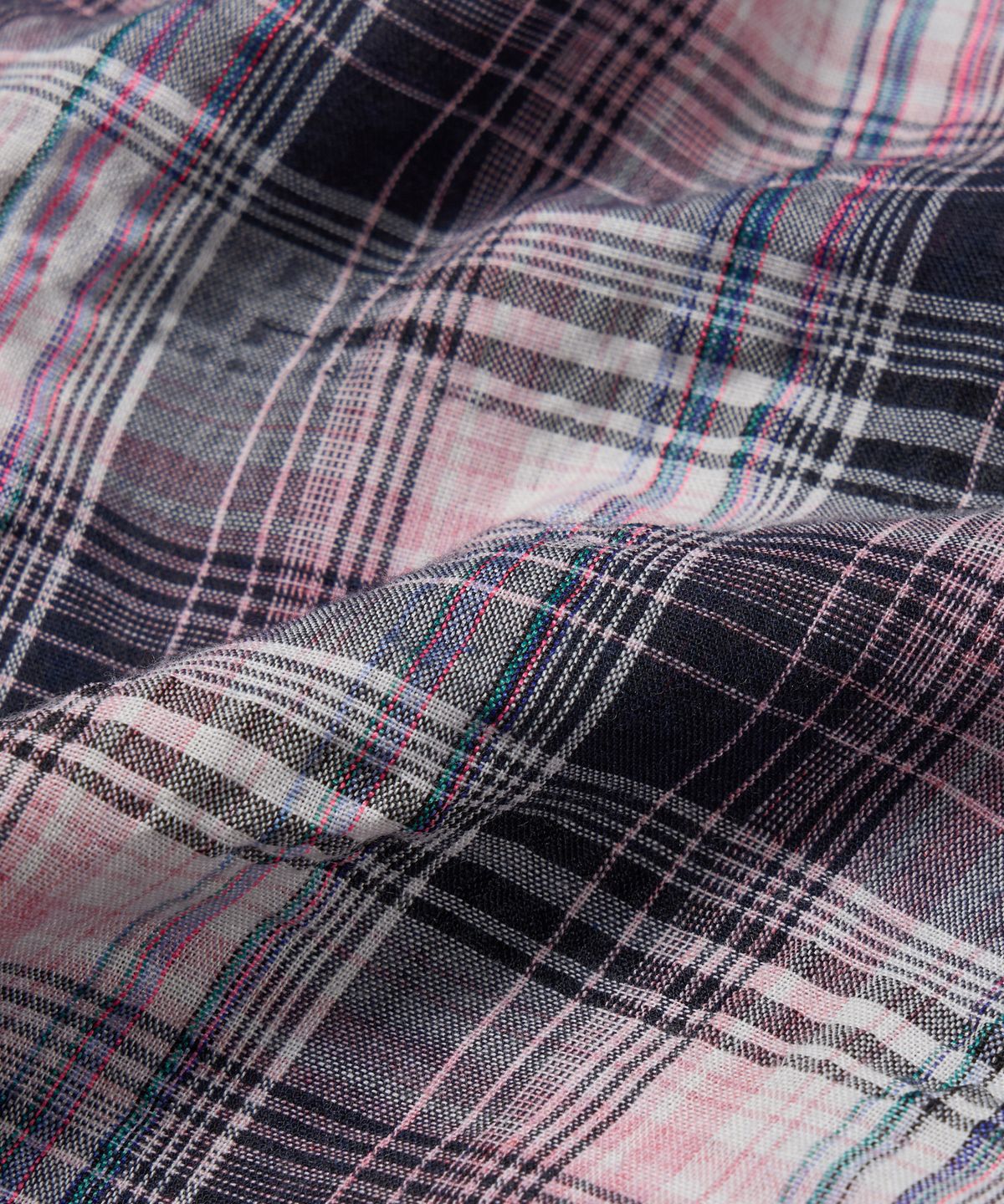 프리즘웍스(FRIZMWORKS) UNEVEN CHECK SHIRT _ PINK