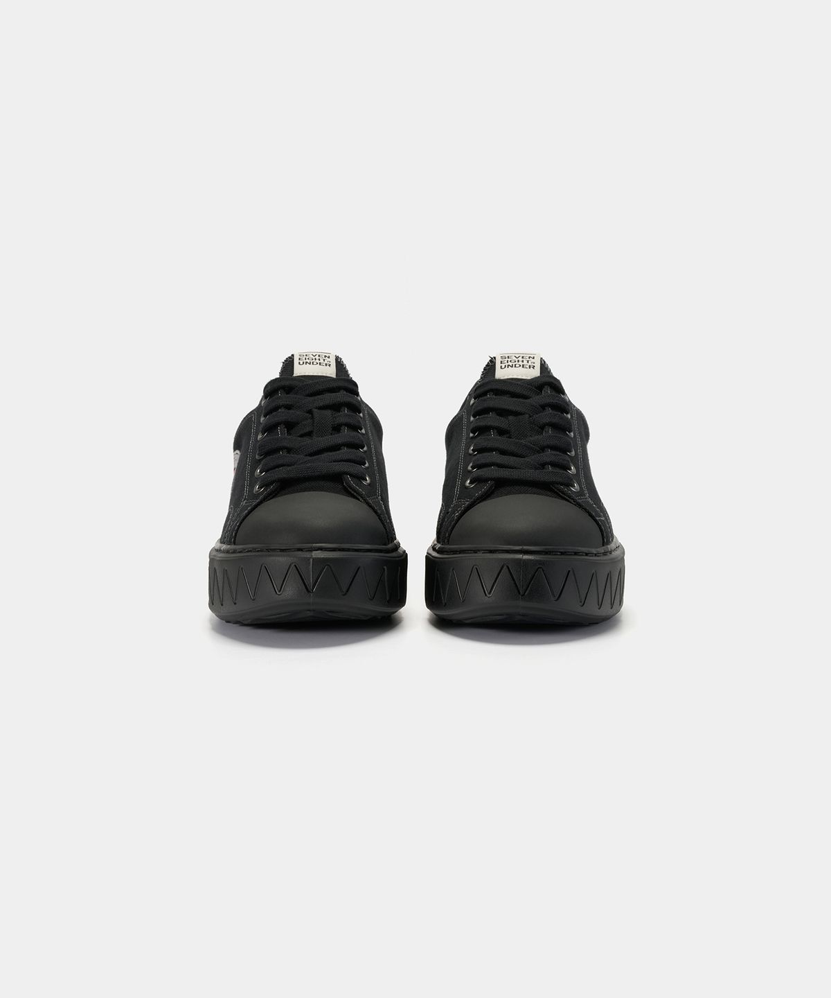 세븐에잇언더(78UNDER) M-3 GRAPHIC LOW TOP_ASH BLACK