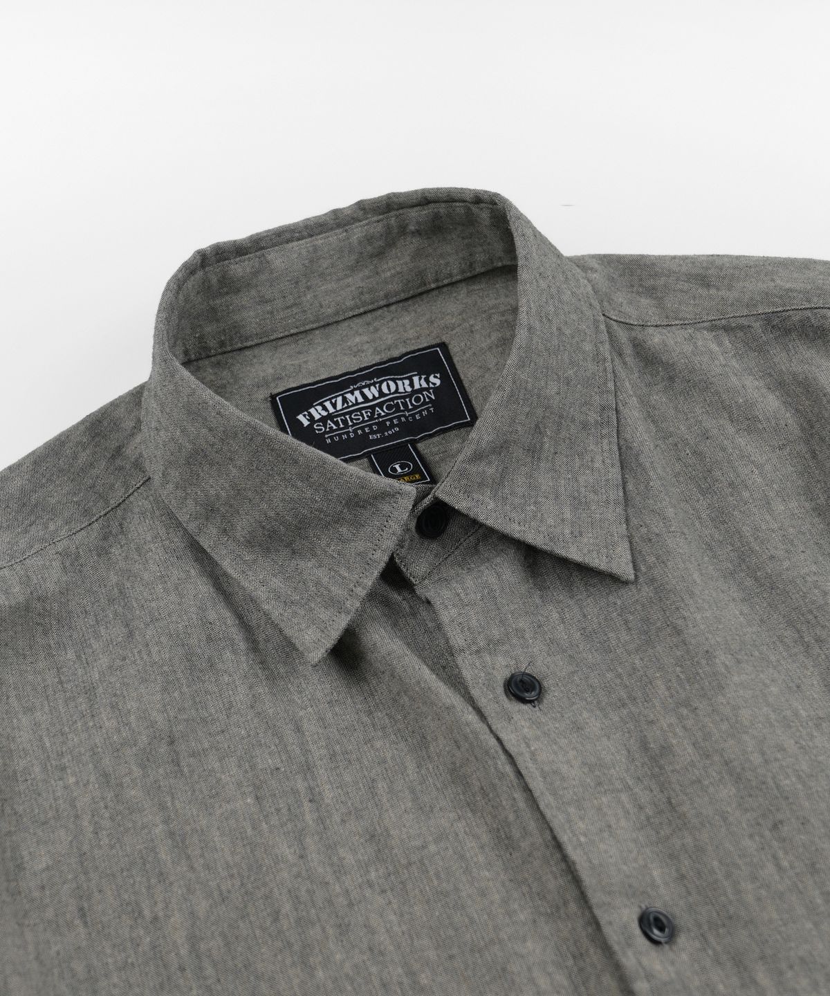 프리즘웍스(FRIZMWORKS) CLIPPING POCKET SHIRT _ BLACK