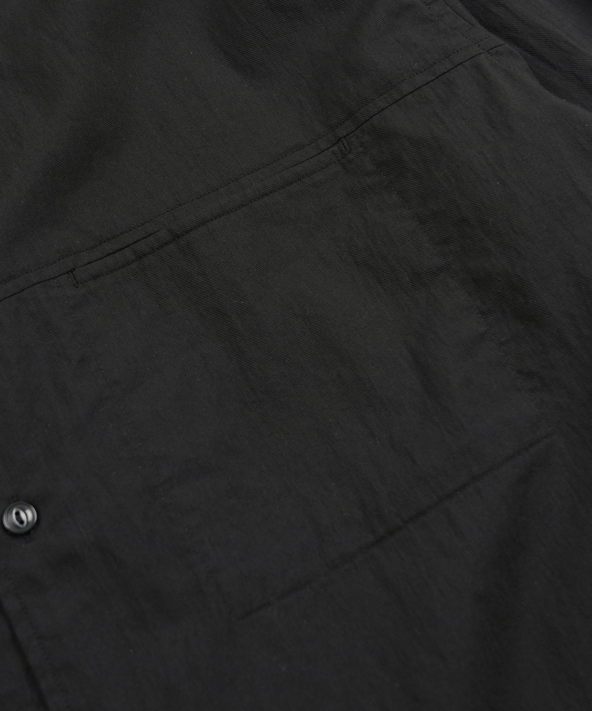 프리즘웍스(FRIZMWORKS) FEATHER CN RELAXED SHIRT 002 _ BLACK