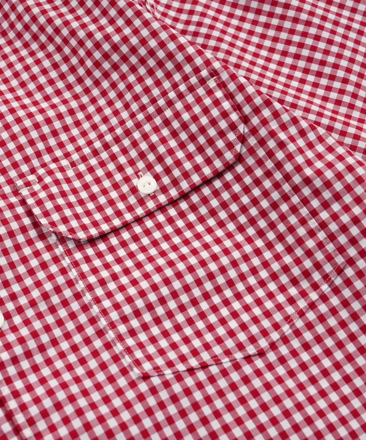 프리즘웍스(FRIZMWORKS) EASE GINGHAM CHECK SHIRT _ RED