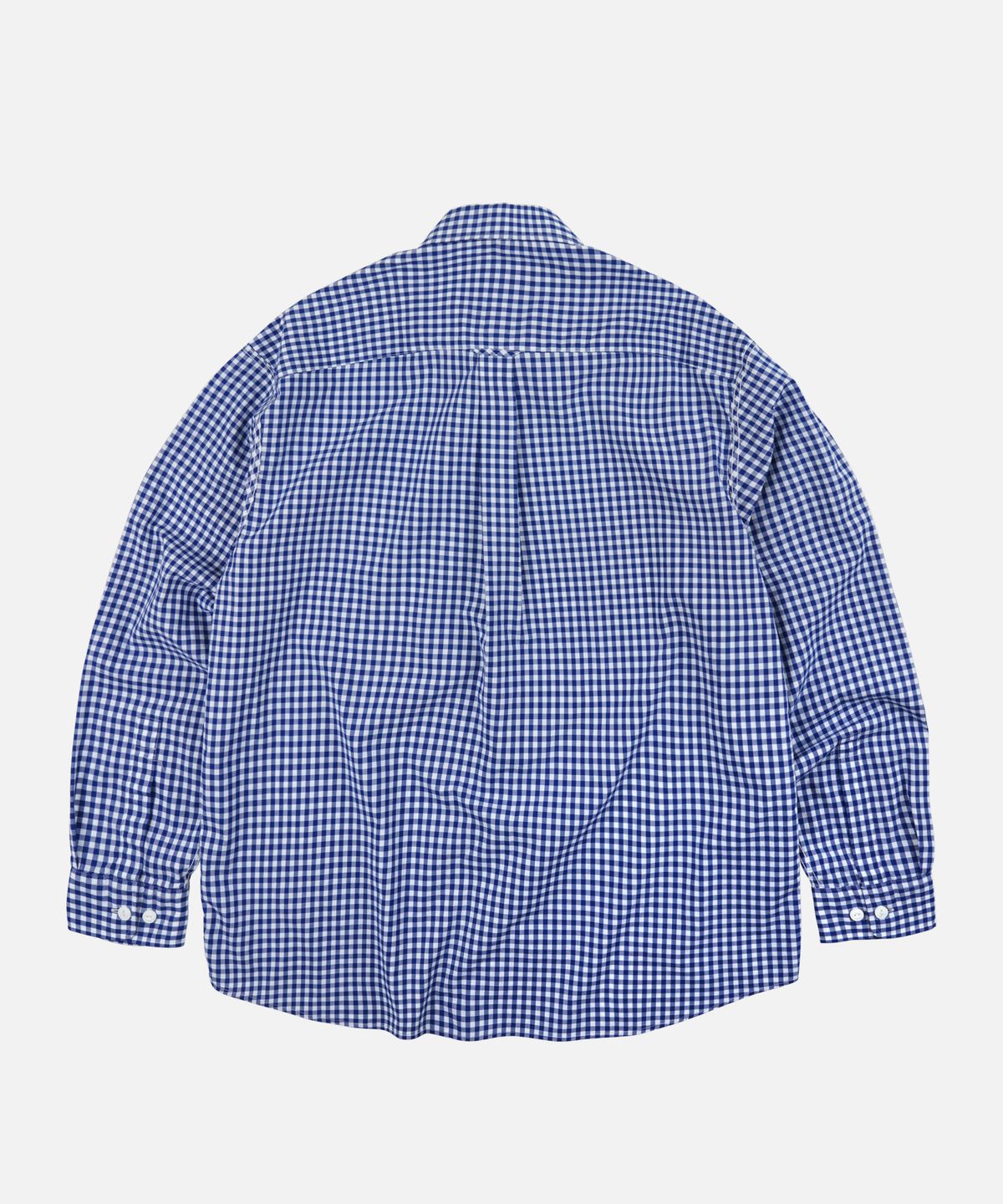 프리즘웍스(FRIZMWORKS) EASE GINGHAM CHECK SHIRT _ BLUE