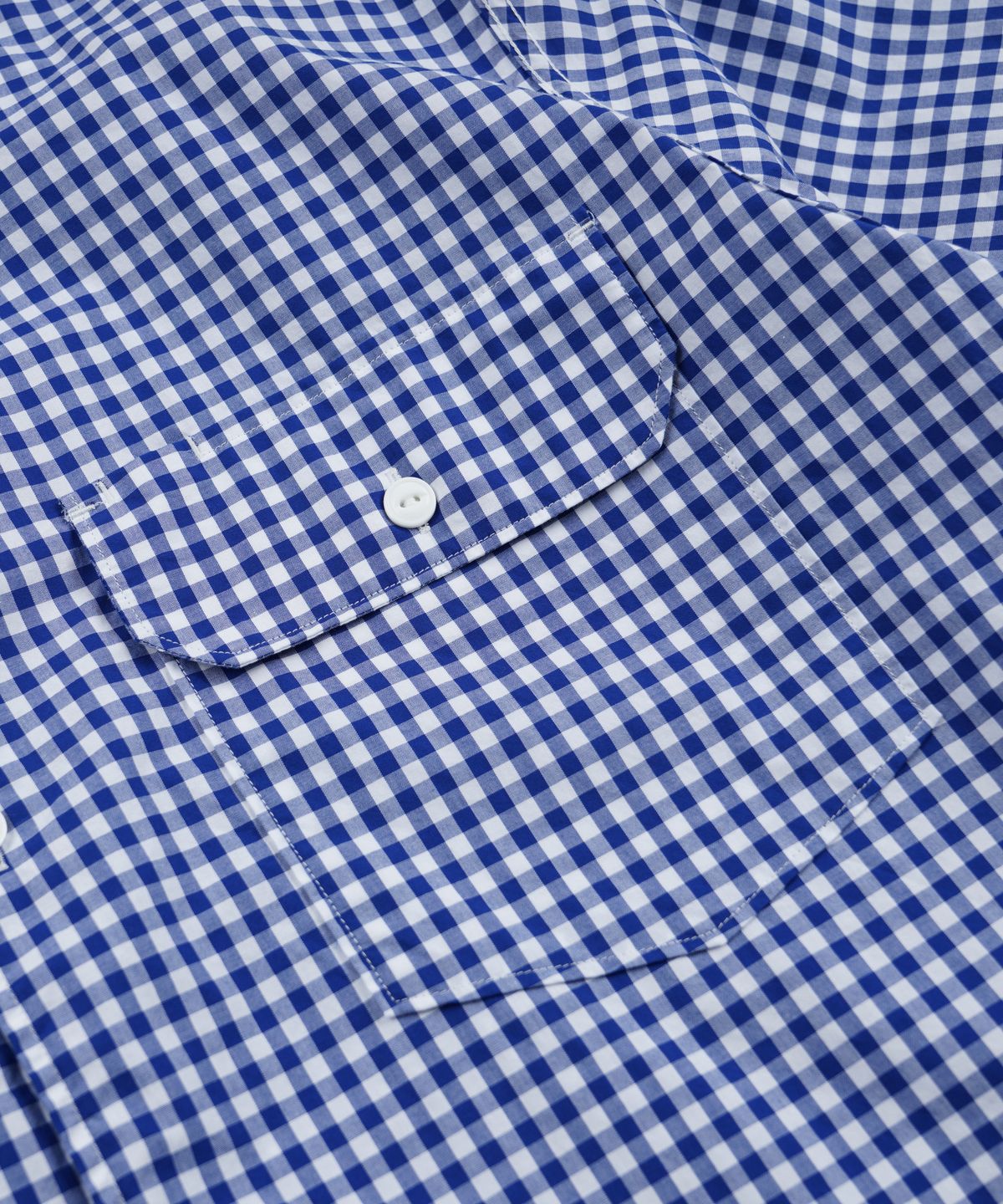 프리즘웍스(FRIZMWORKS) EASE GINGHAM CHECK SHIRT _ BLUE