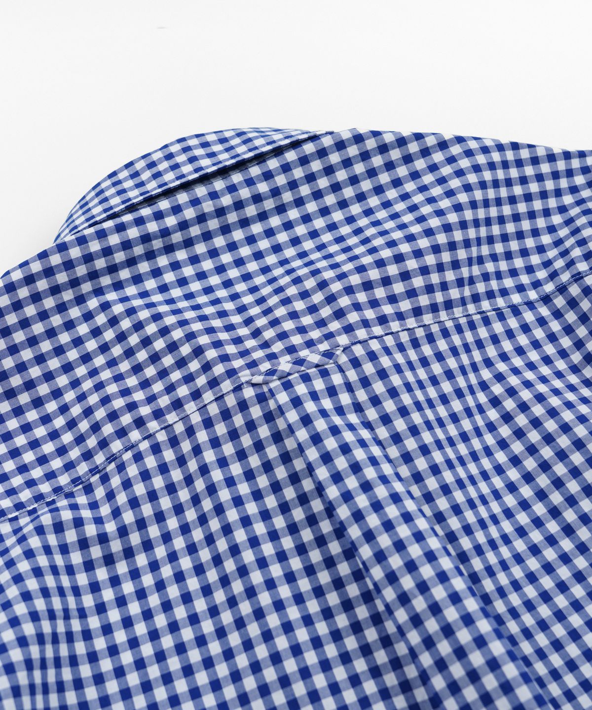 프리즘웍스(FRIZMWORKS) EASE GINGHAM CHECK SHIRT _ BLUE