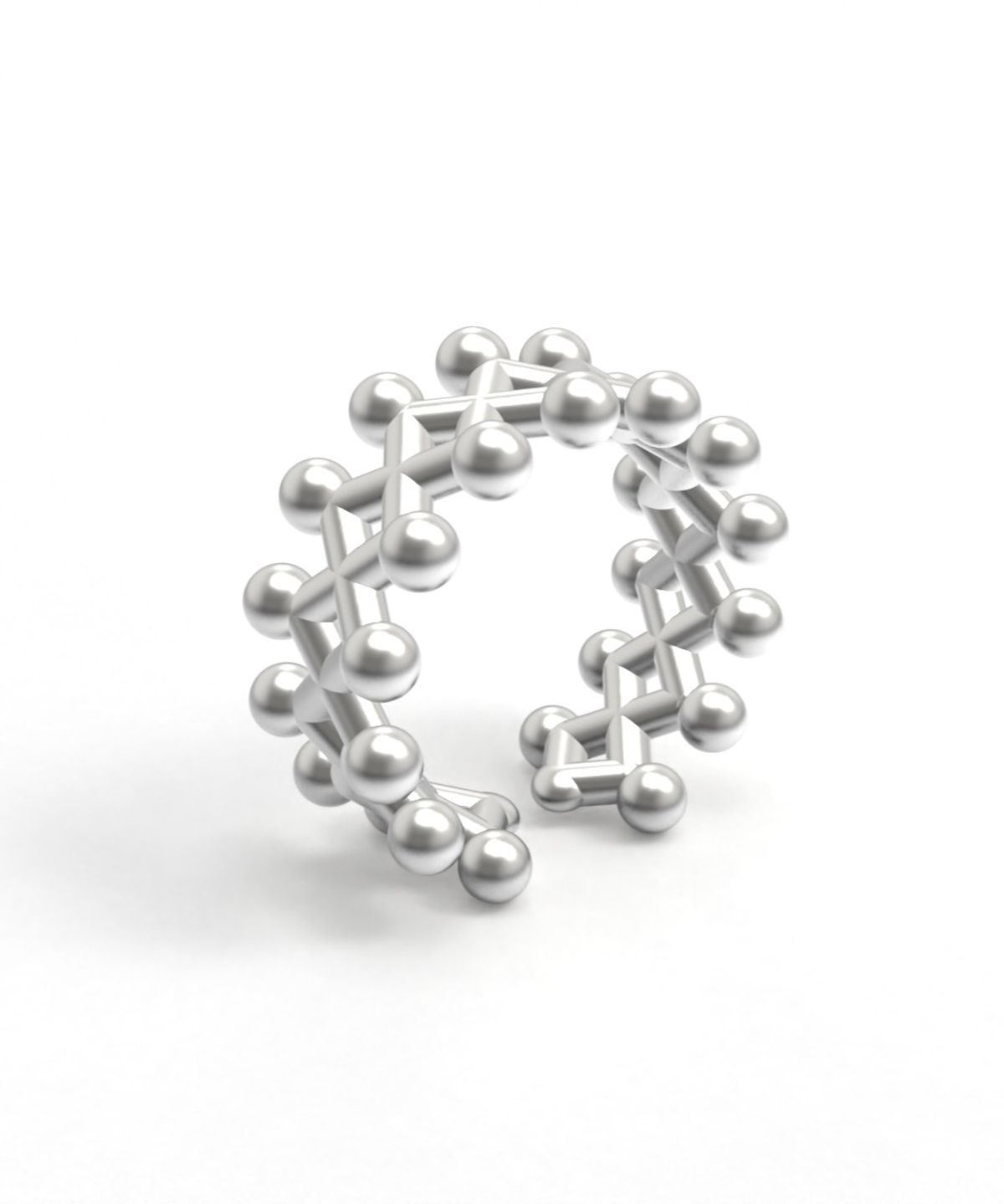 르네오브제(RENEOBJET) RAY  CROWN OPEN RING [STERLING SILVER] 오픈 링 925 실버 반지