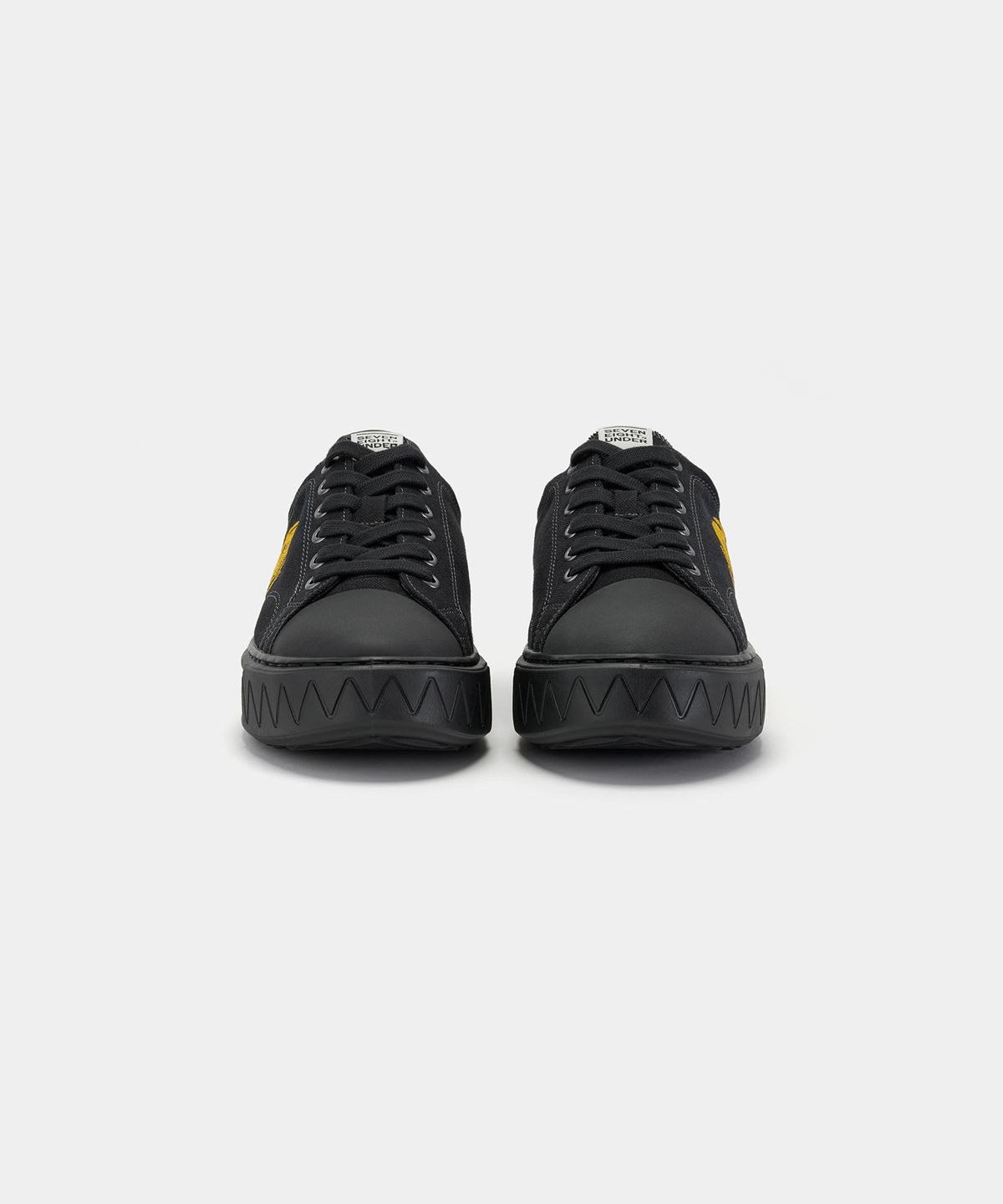 세븐에잇언더(78UNDER) M-2 GRAPHIC LOW TOP_ASH BLACK