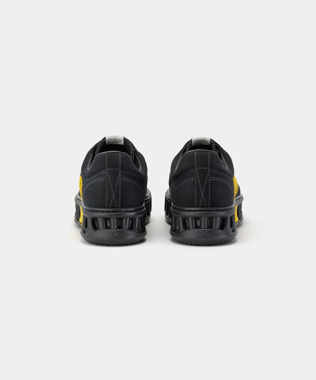 세븐에잇언더(78UNDER) M-2 GRAPHIC LOW TOP_ASH BLACK