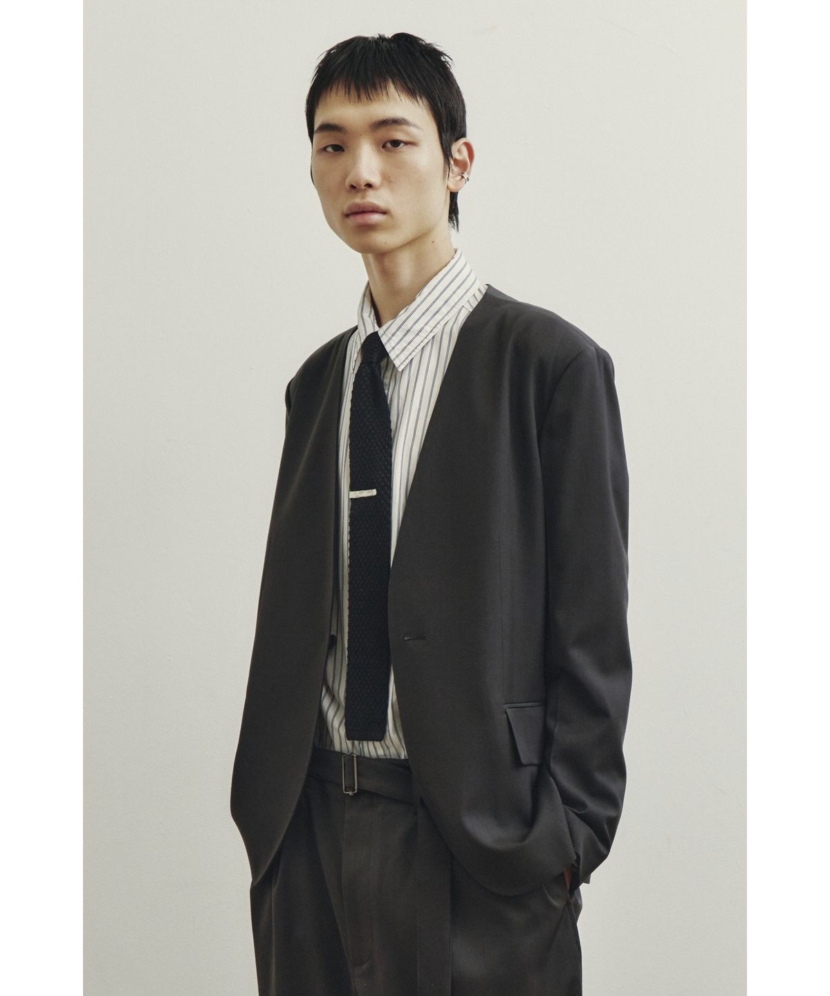 유스(YOUTH) Knit Tie - Black