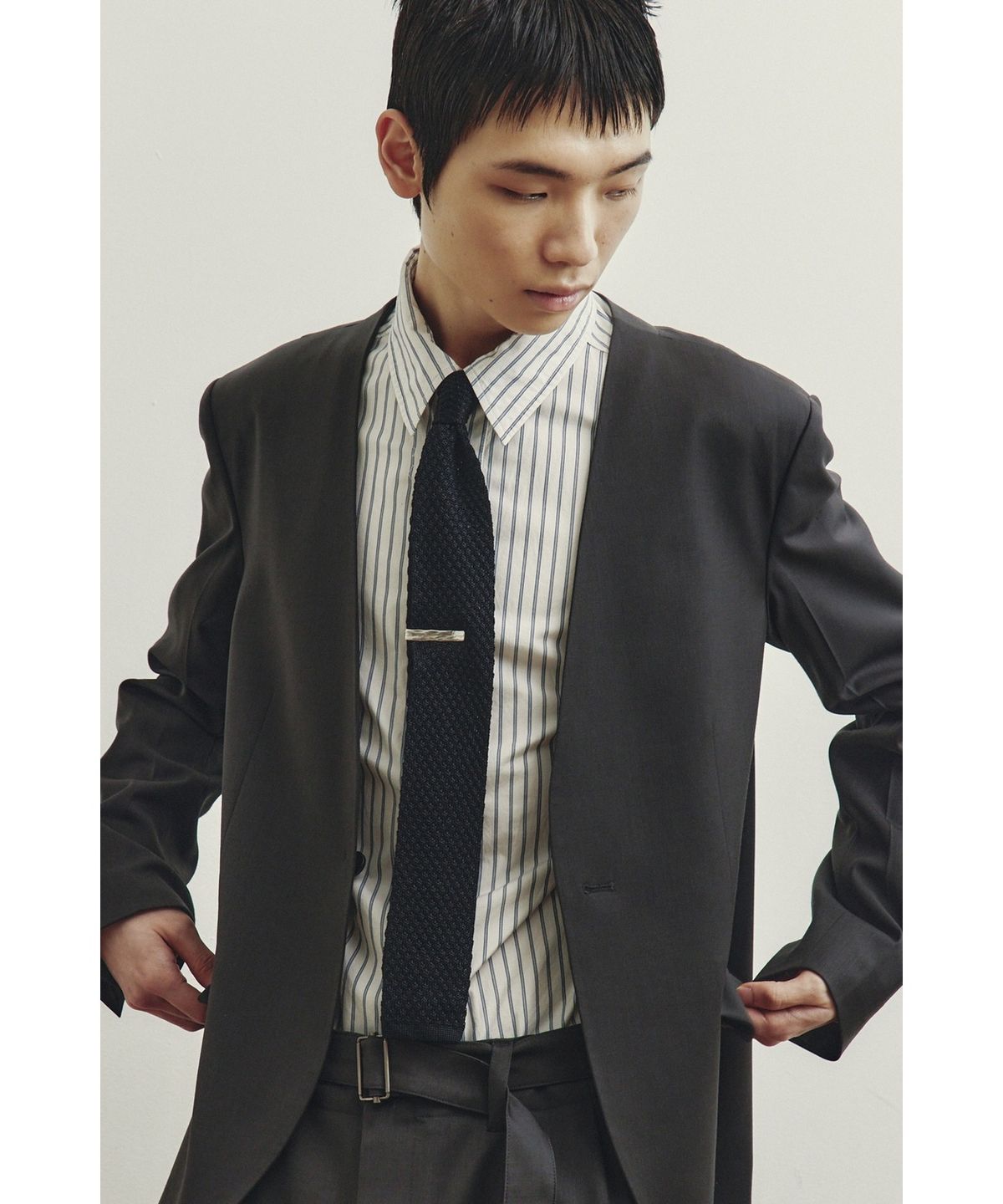 유스(YOUTH) Knit Tie - Black