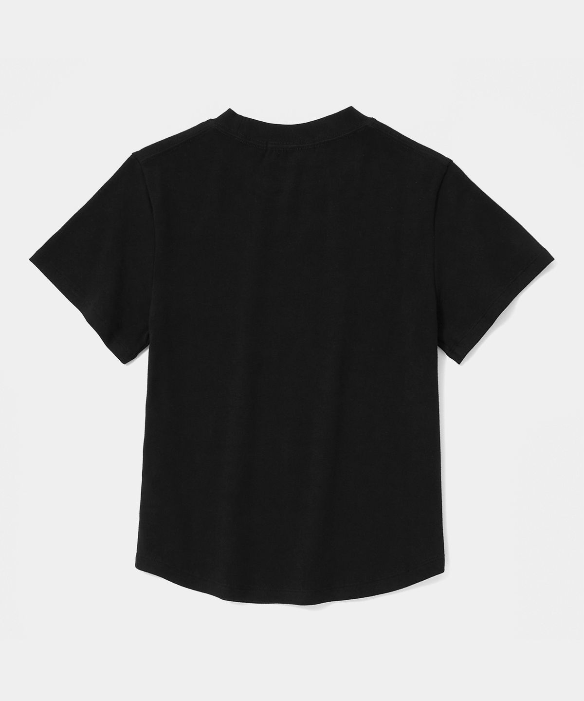 컬럼비아 유니버시티(COLUMBIA UNIVERSITY) TINY SCRIPT LOGO WOMEN SLIM-FIT S/S T-SHIRTS 블랙