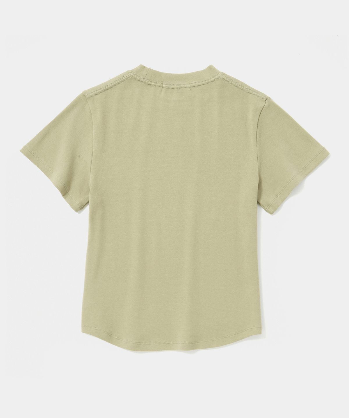 컬럼비아 유니버시티(COLUMBIA UNIVERSITY) TINY SCRIPT LOGO WOMEN SLIM-FIT S/S T-SHIRTS 라이트카키