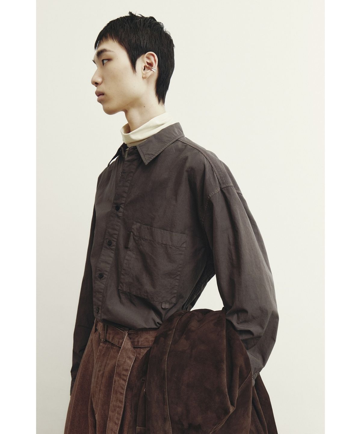 유스(YOUTH) Staff Shirt - Brown