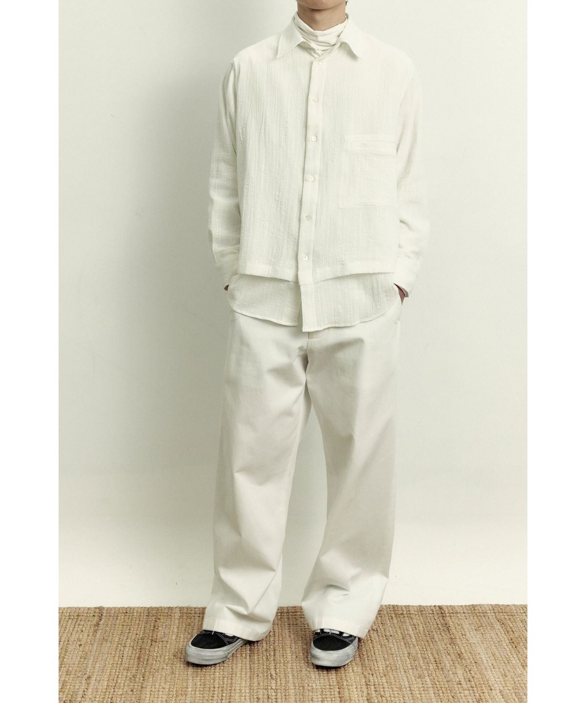 유스(YOUTH) Layered Shirt - White