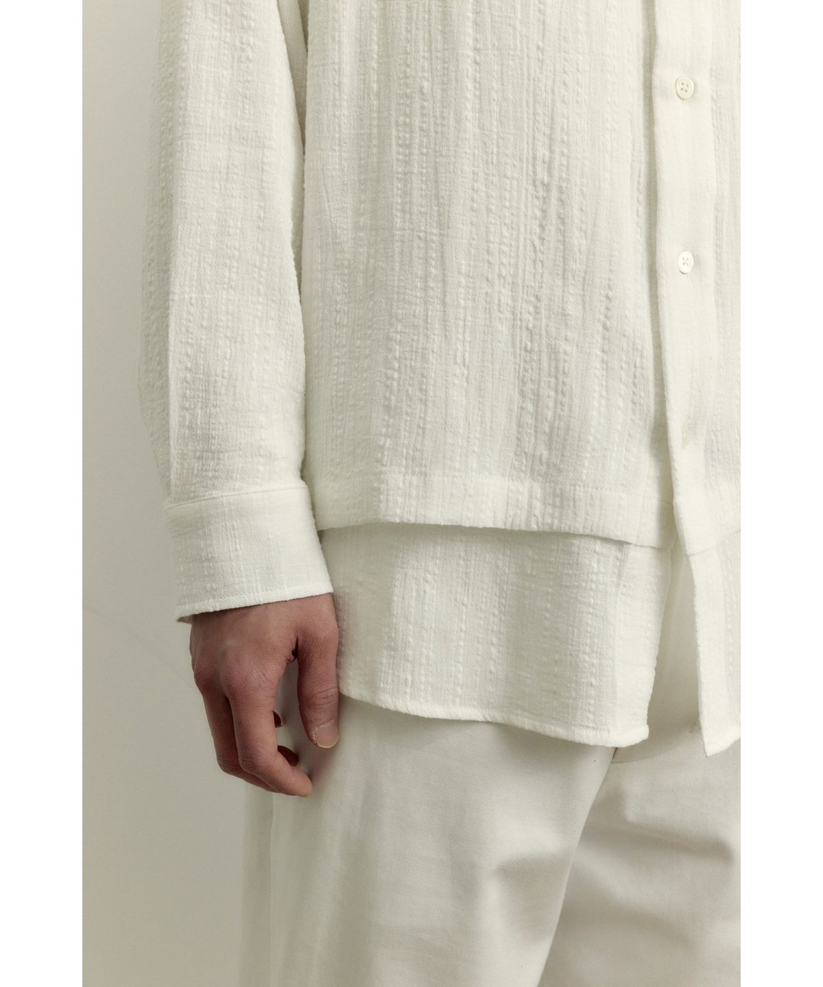 유스(YOUTH) Layered Shirt - White