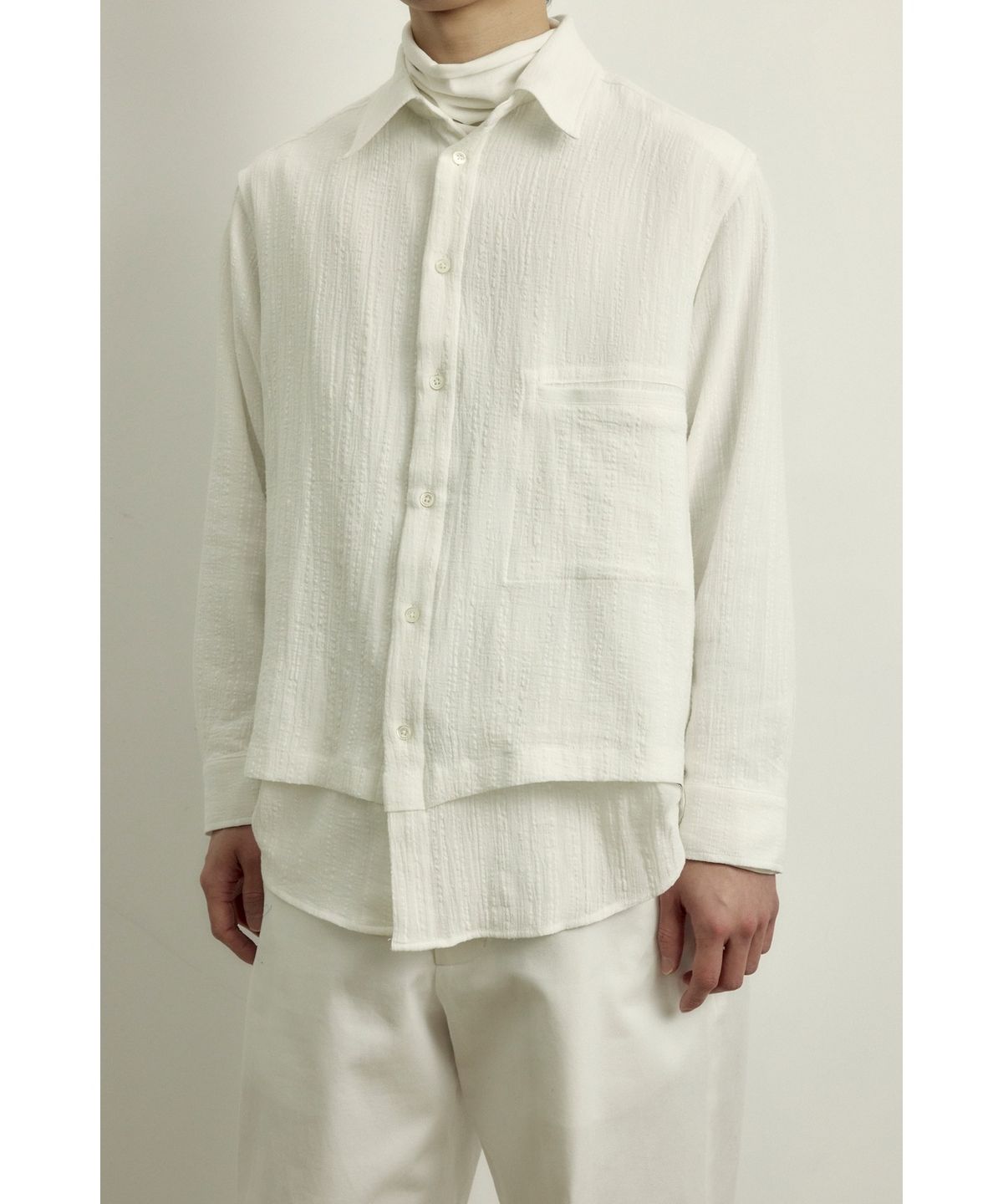 유스(YOUTH) Layered Shirt - White