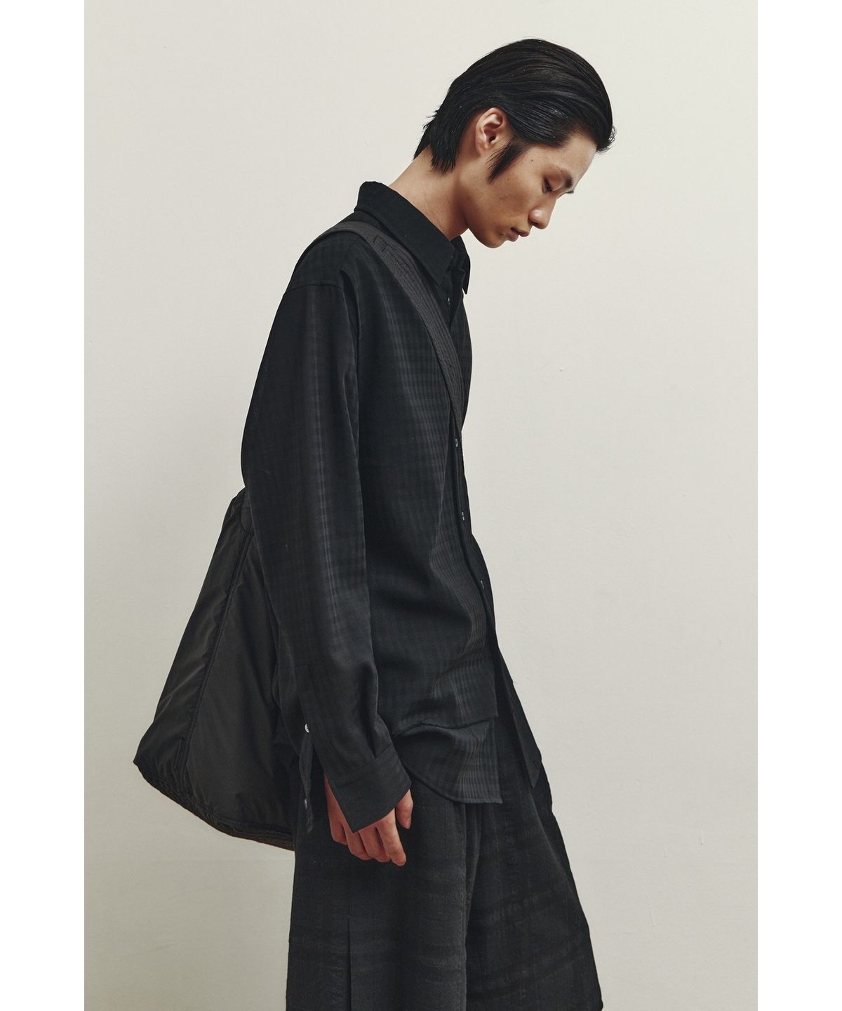 유스(YOUTH) Layered Shirt - Black