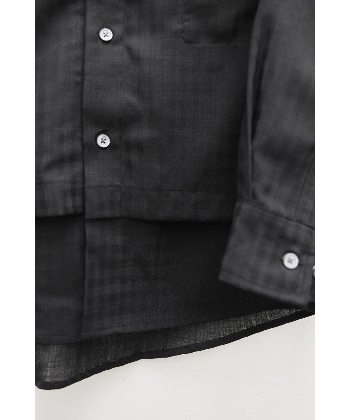 유스(YOUTH) Layered Shirt - Black