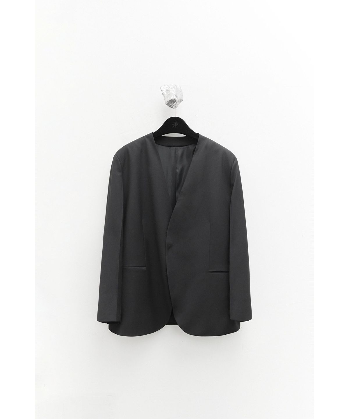 유스(YOUTH) Collarless Jacket - Black