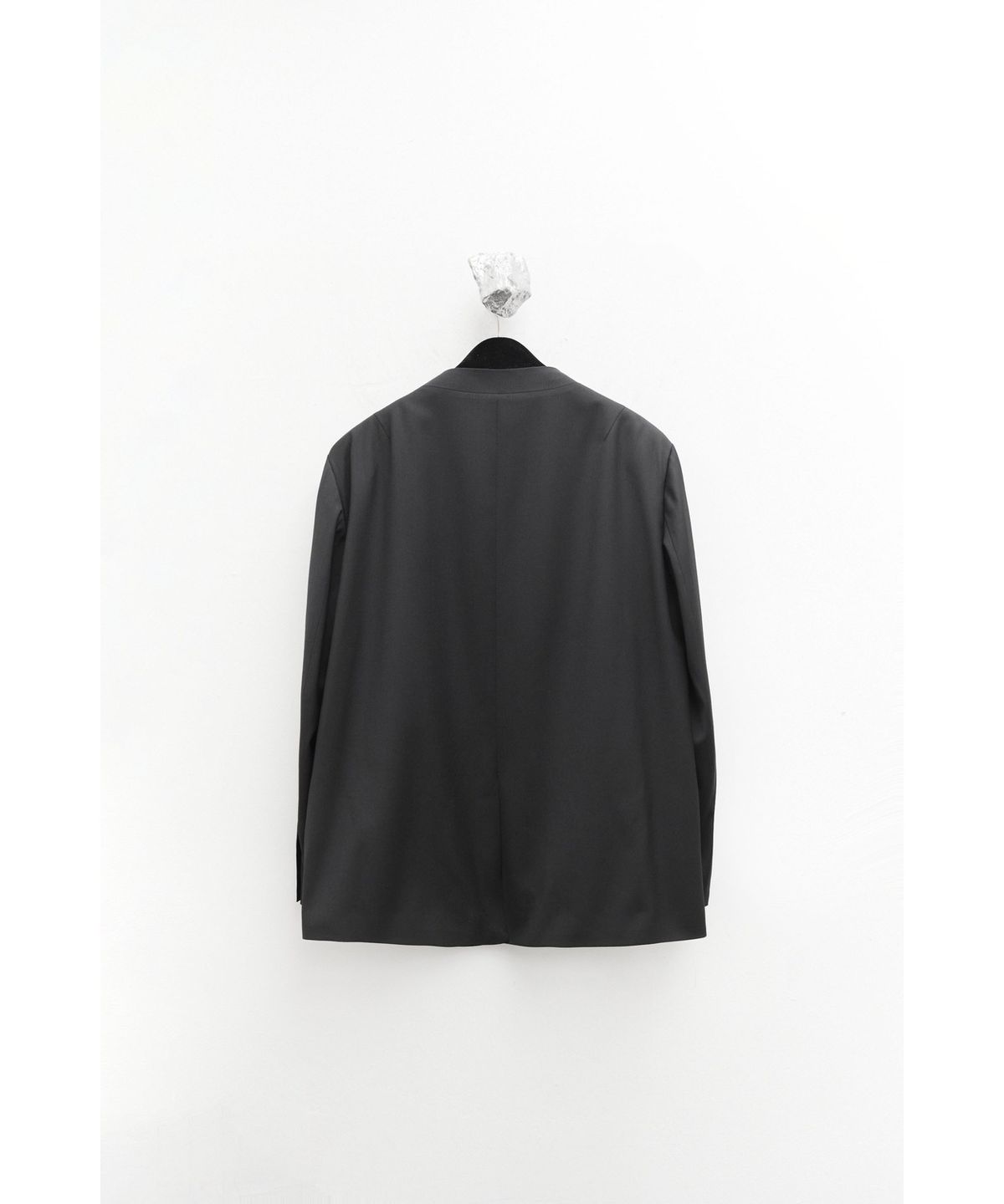 유스(YOUTH) Collarless Jacket - Black