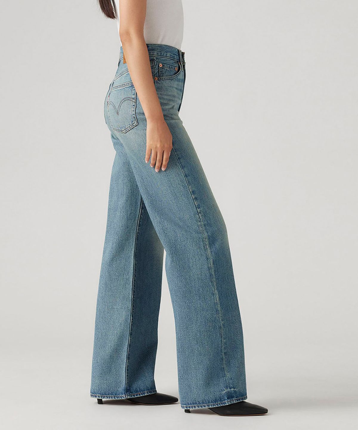 리바이스(LEVI'S) 립케이지 와이드 레그 진_A6081-0022