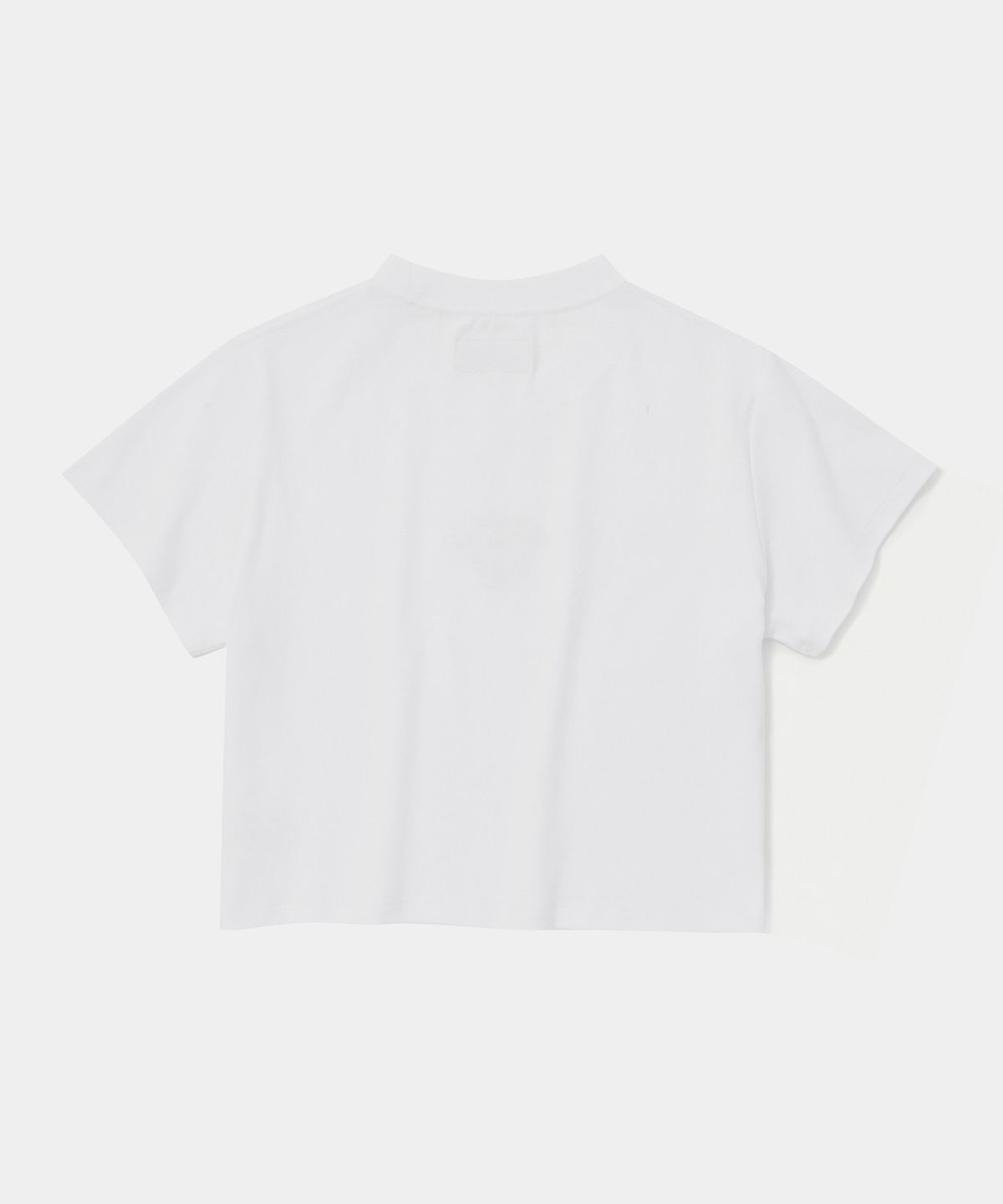 컬럼비아 유니버시티(COLUMBIA UNIVERSITY) CU BIG SCRIPT WOMEN CROP S/S T-SHIRTS 화이트