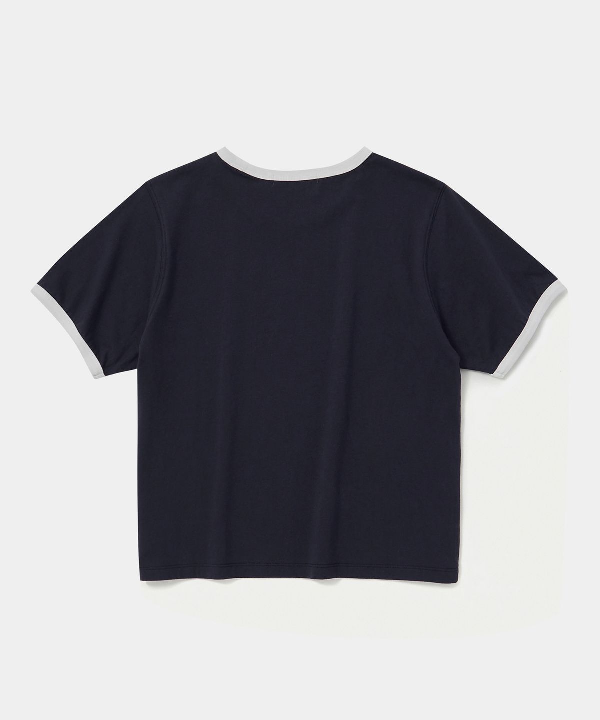 컬럼비아 유니버시티(COLUMBIA UNIVERSITY) CU BIG SCRIPT WOMEN S/S RINGER T-SHIRTS 크라운네이비