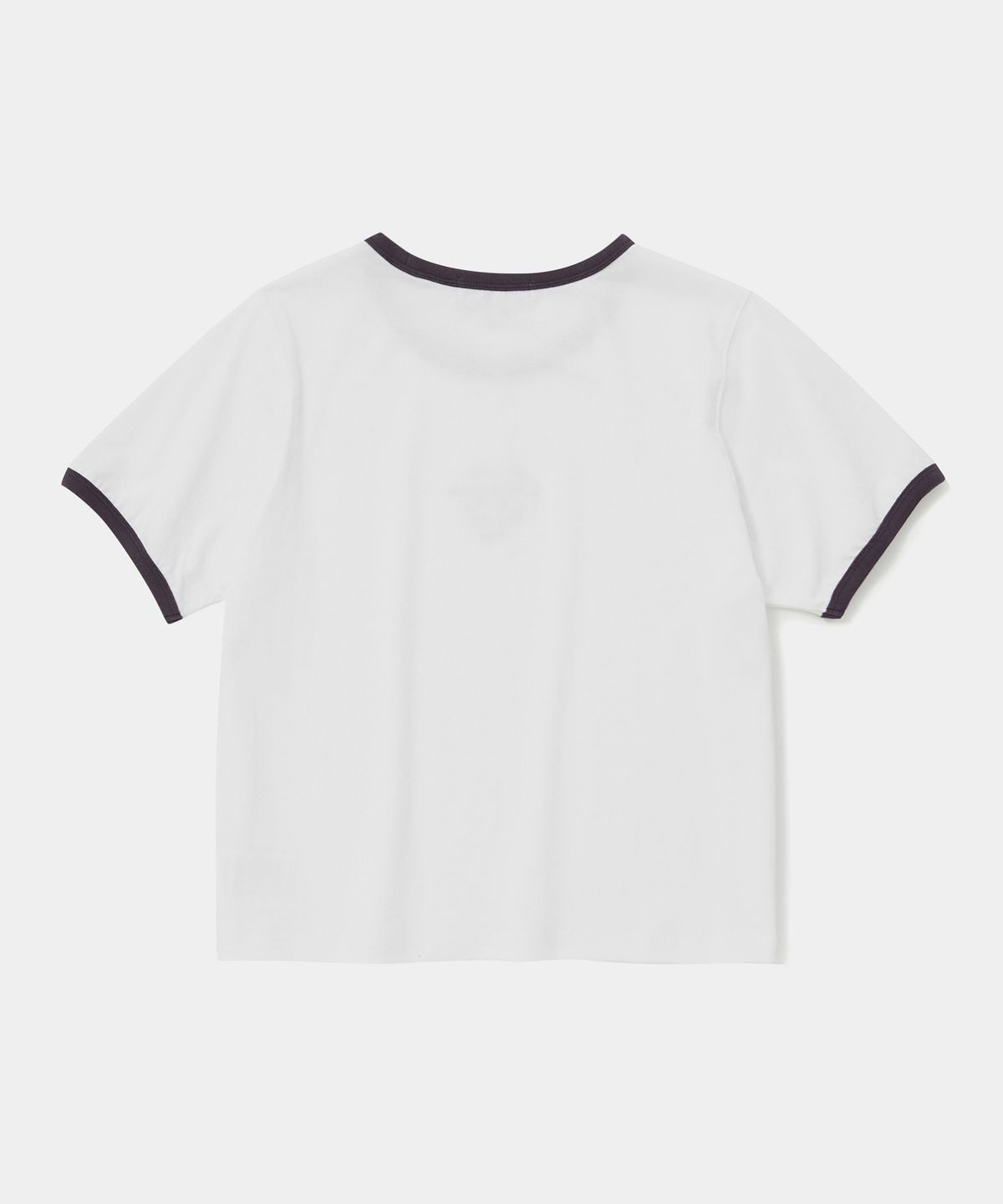 컬럼비아 유니버시티(COLUMBIA UNIVERSITY) CU BIG SCRIPT WOMEN S/S RINGER T-SHIRTS 화이트