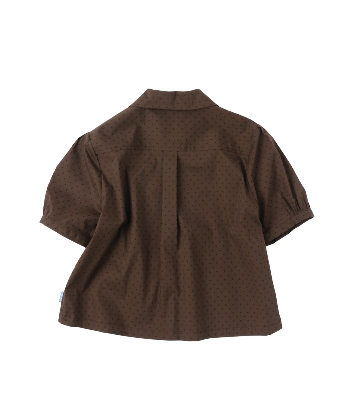 써넥트(SUNNECT) P.D. Round Collar S/S Shirt - Brown