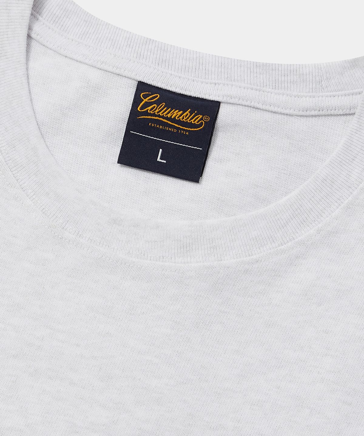 컬럼비아 유니버시티(COLUMBIA UNIVERSITY) STREET ARCH LOGO S/S T-SHIRTS 라이트멜란지