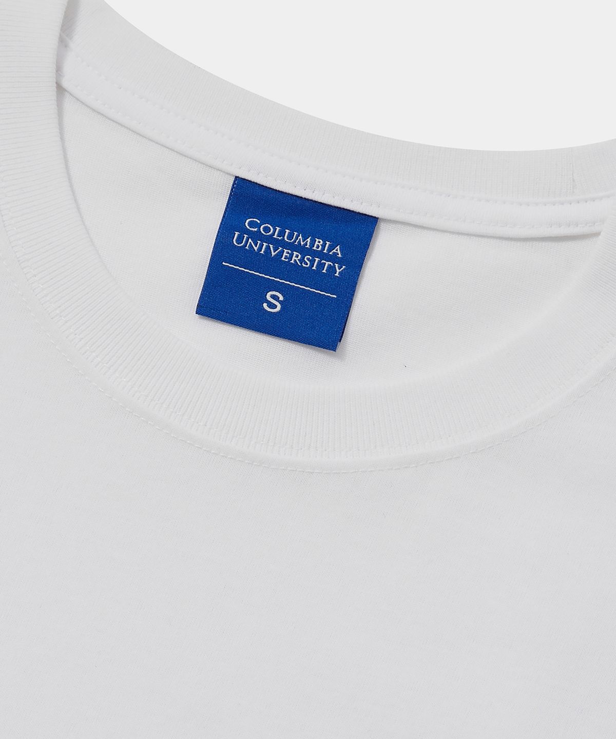 컬럼비아 유니버시티(COLUMBIA UNIVERSITY) CU SIG LOGO WOMEN S/S T-SHIRTS 화이트
