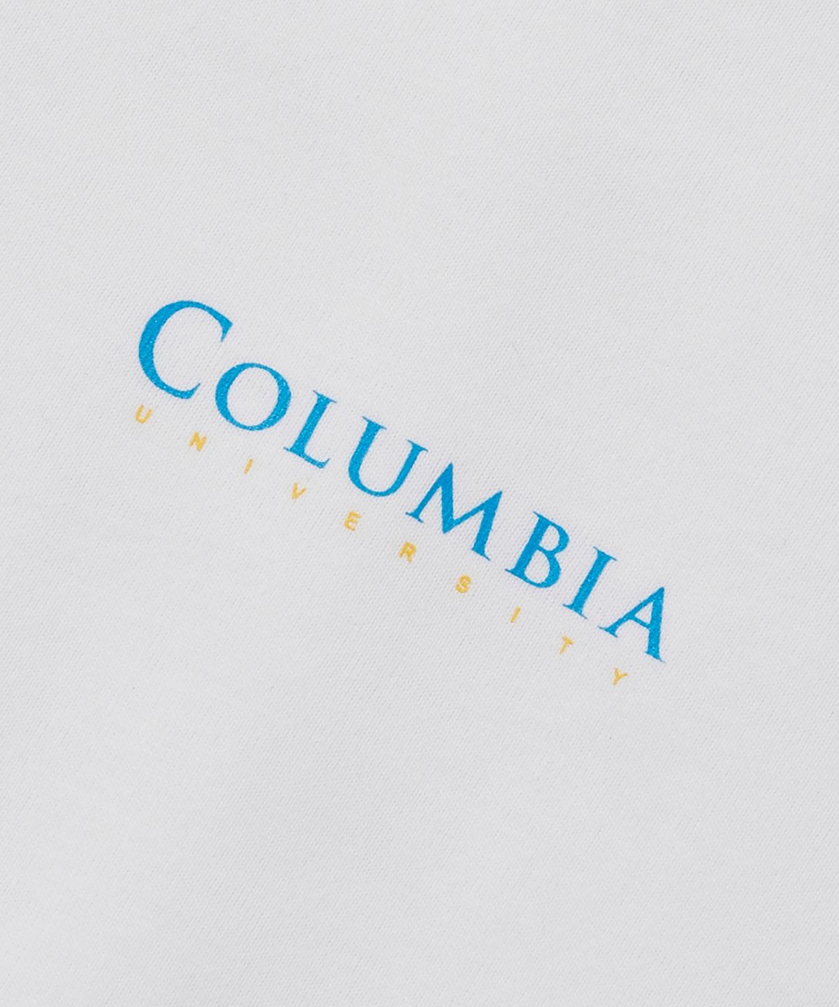 컬럼비아 유니버시티(COLUMBIA UNIVERSITY) CU SIG LOGO WOMEN S/S T-SHIRTS 화이트
